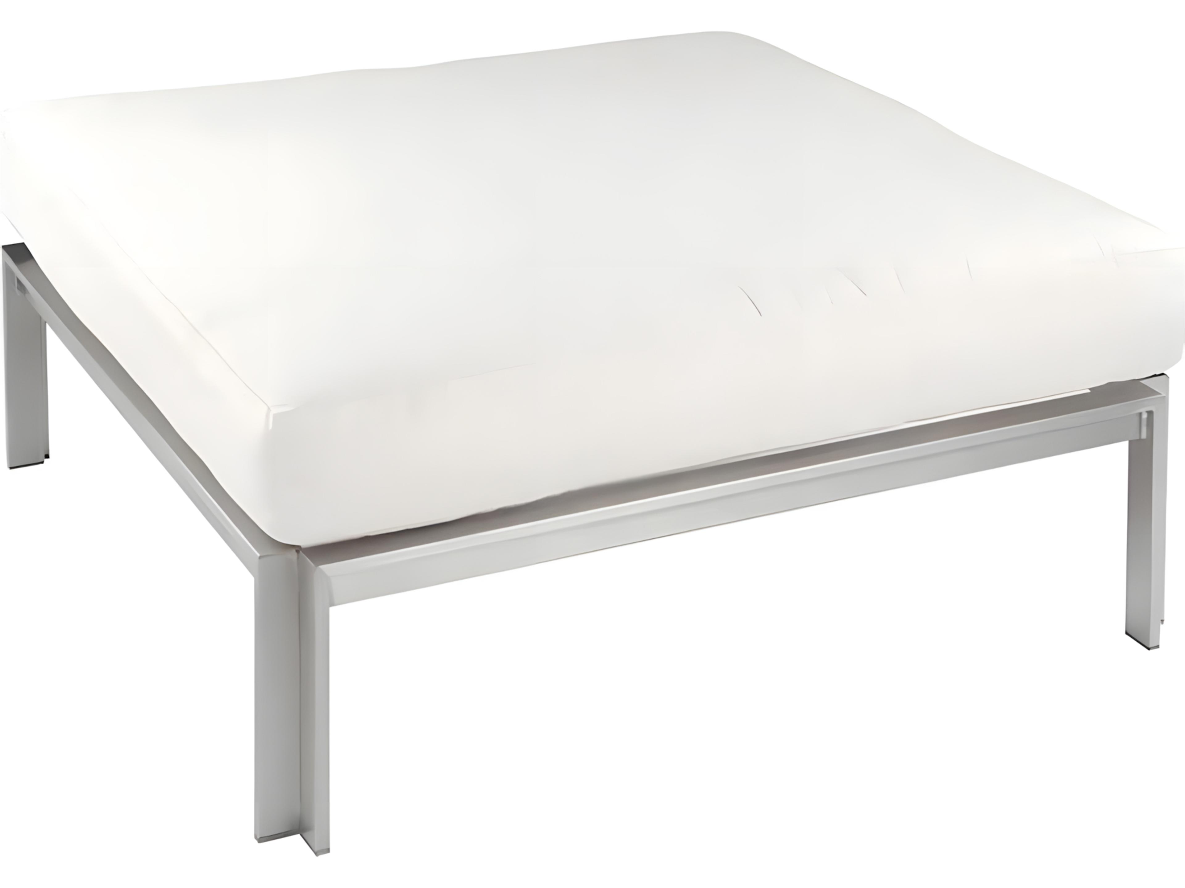 Tivoli Stainless Steel Cushion Square Ottoman