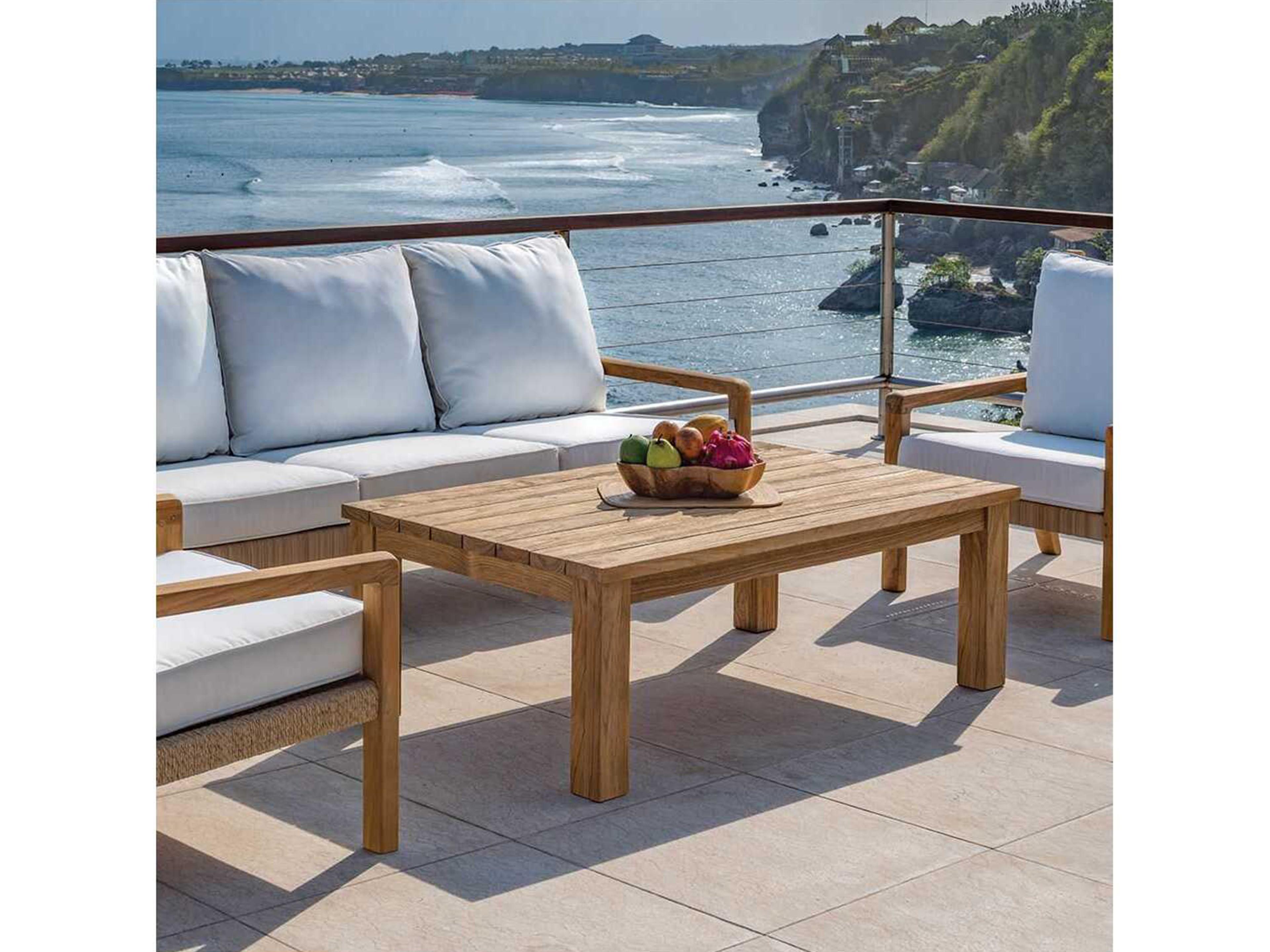 Kingsley Bate Special Order Tuscany Teak Rectangular Coffee Table