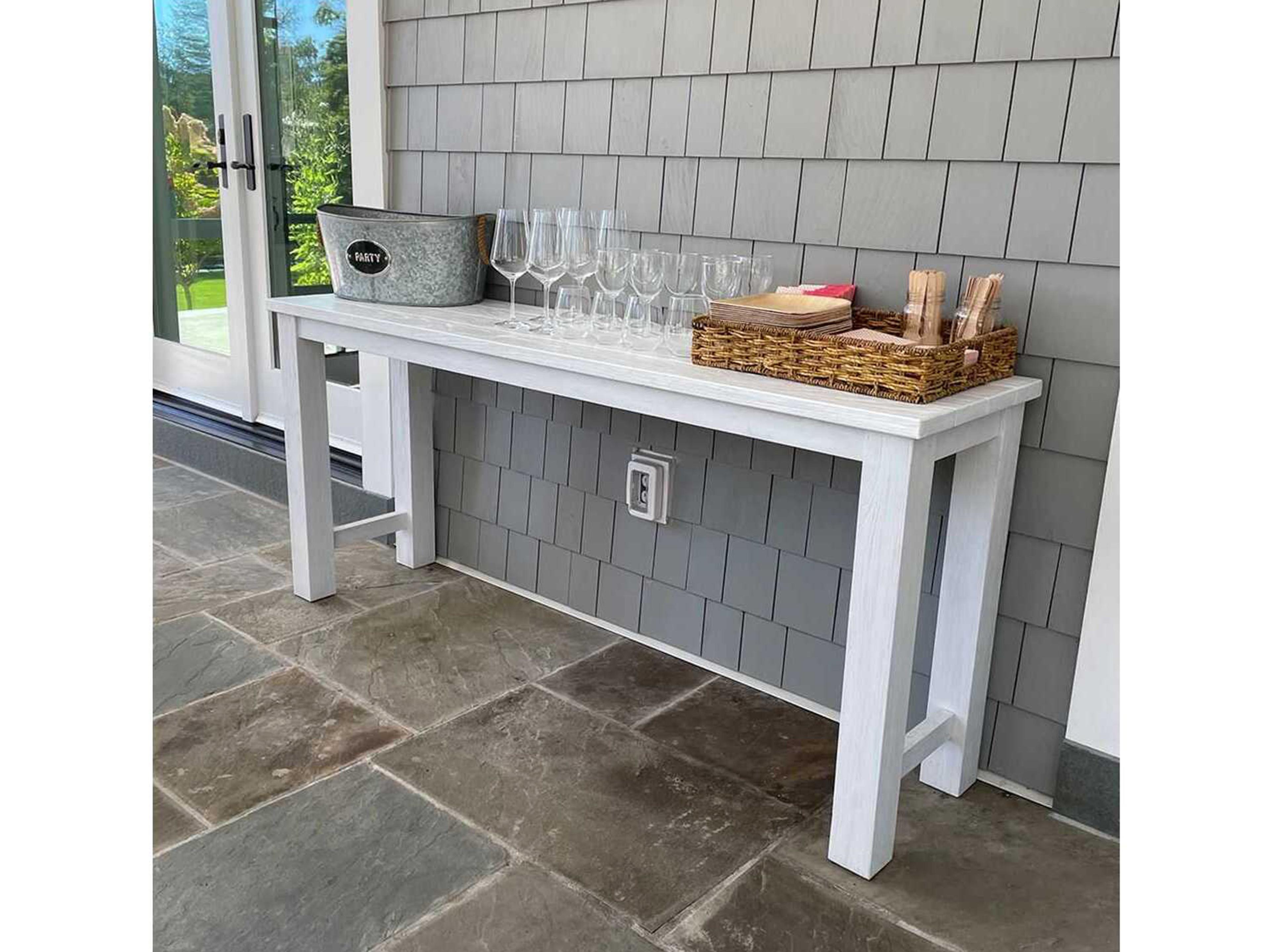 Kingsley Bate Tuscany Teak Rectangular Console Table