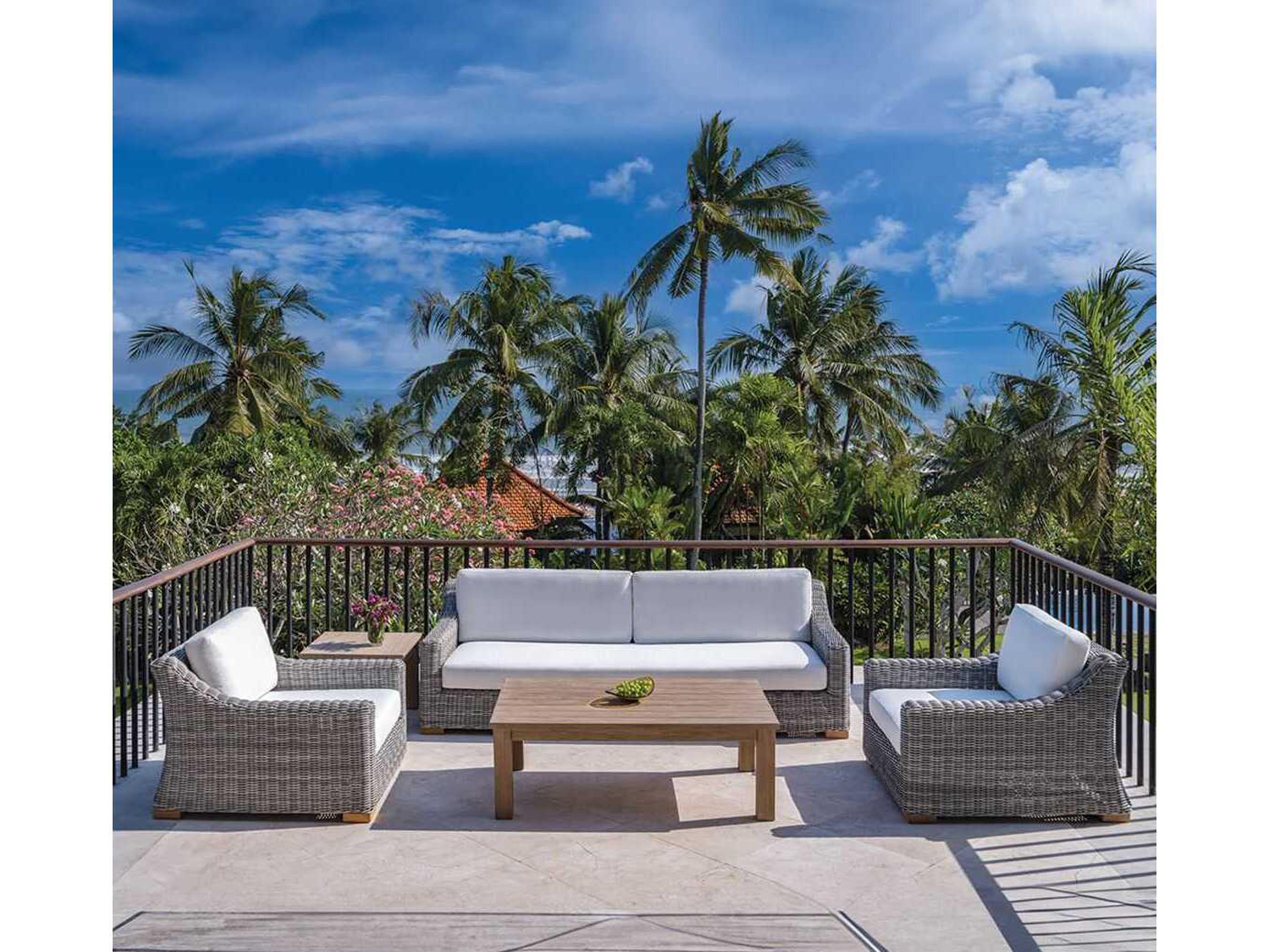 Kingsley Bate Special Order Tortola Wicker Cushion Lounge Chair