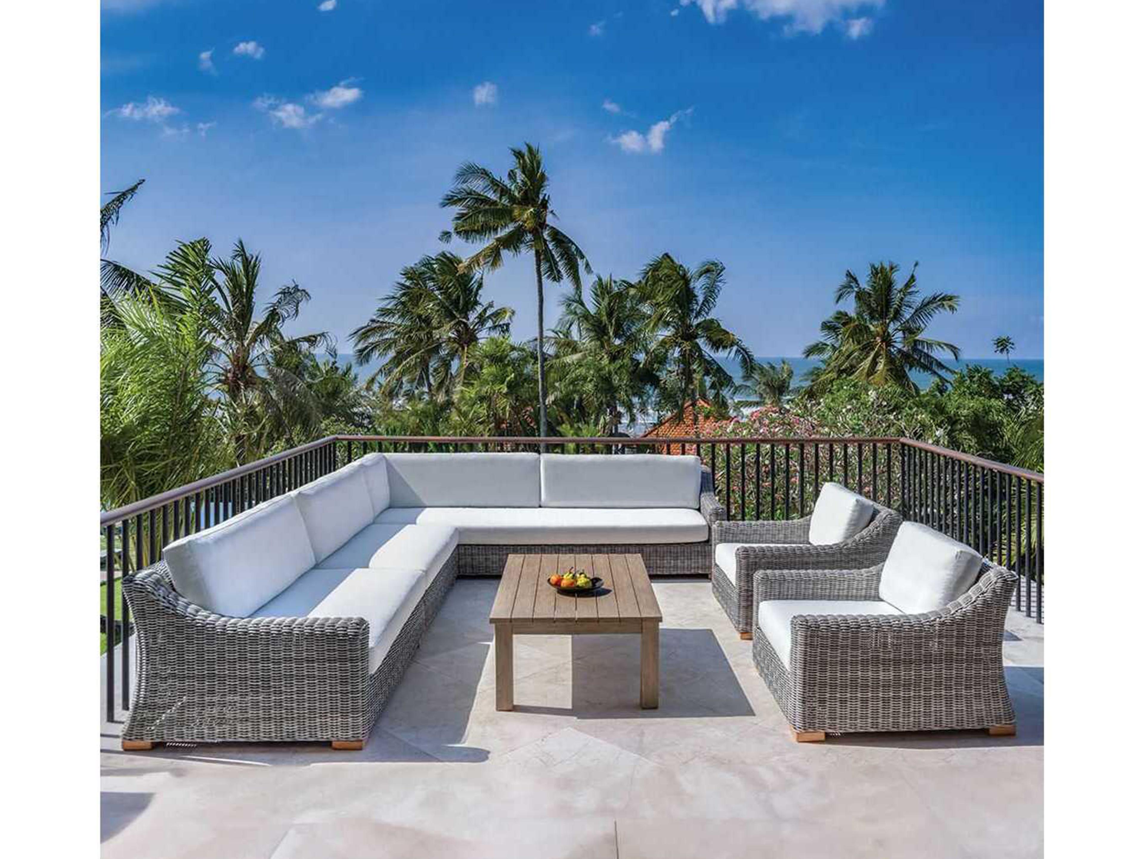 Kingsley Bate Special Order Tortola Wicker Cushion Lounge Chair