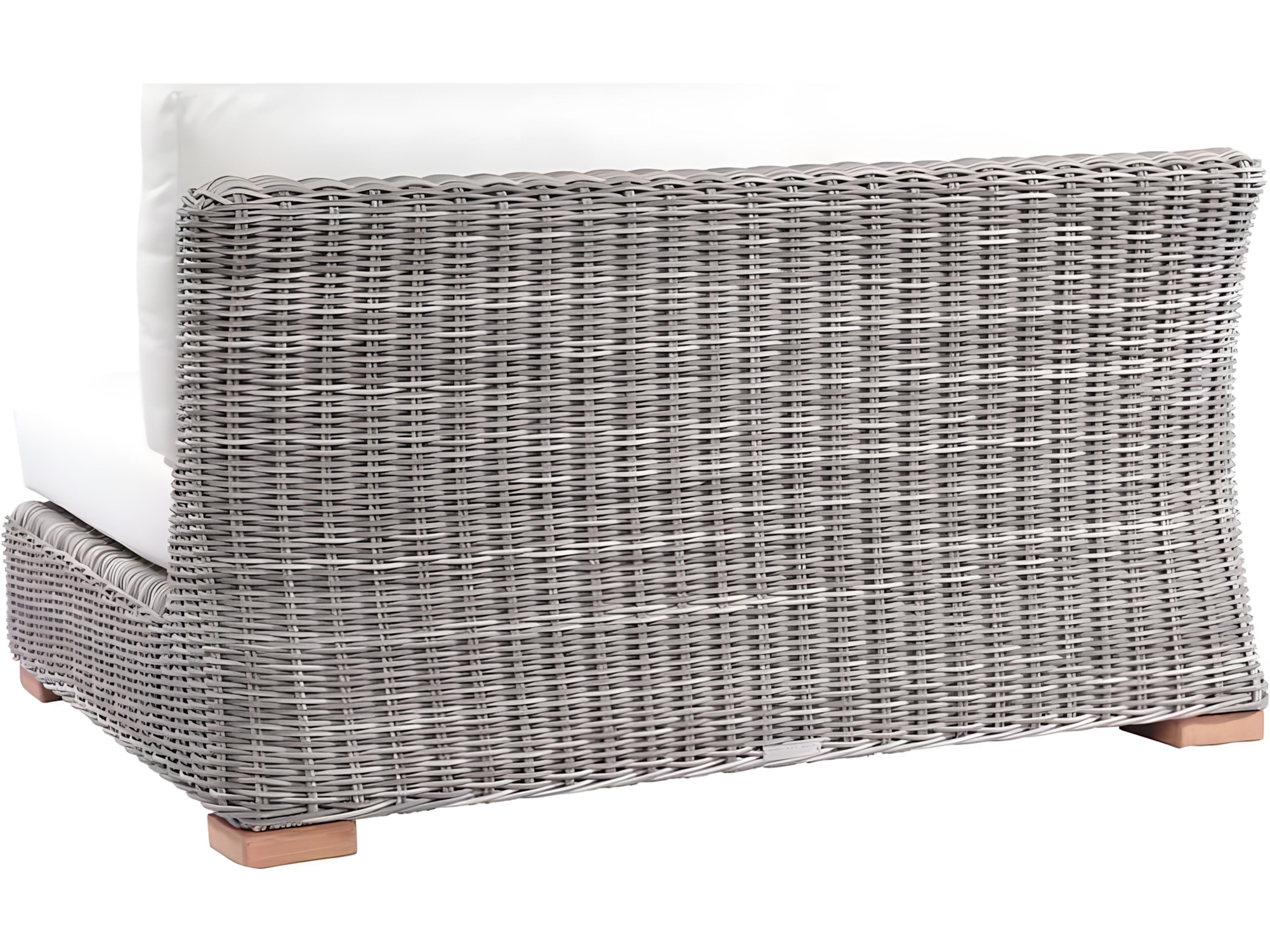 Kingsley Bate Special Order Tortola Wicker Cushion Modular Loveseat