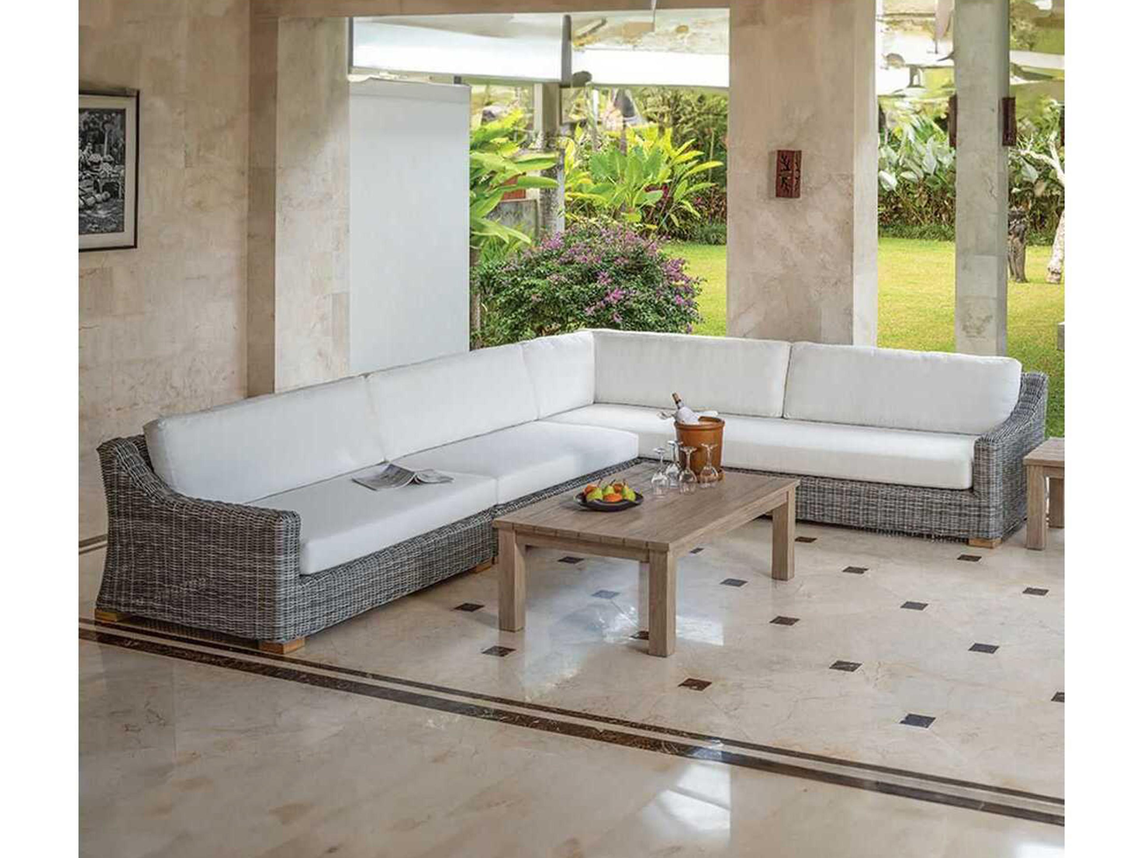 Kingsley Bate Special Order Tortola Wicker Cushion Modular Loveseat