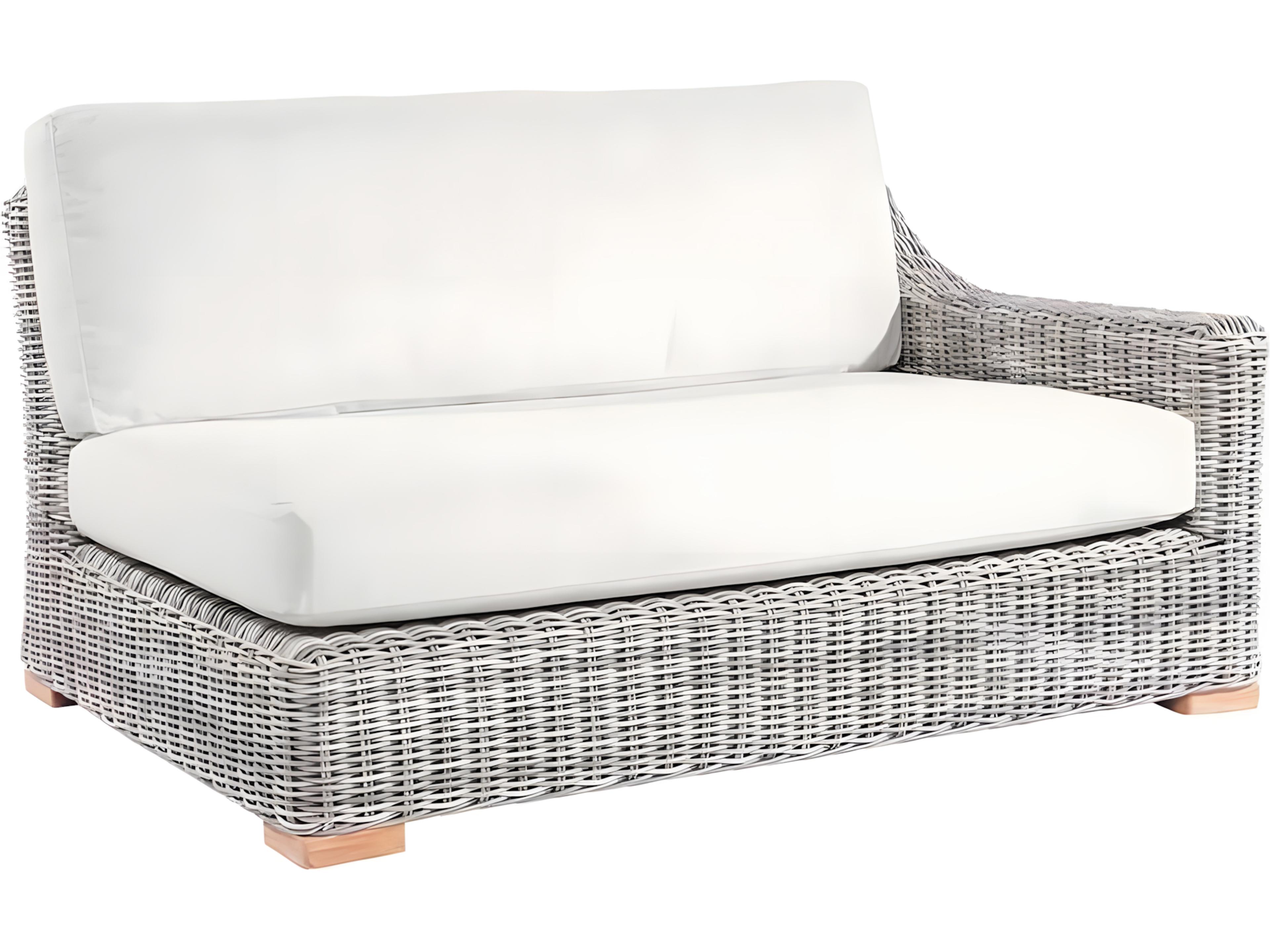 Special Order Tortola Wicker Cushion Right Arm Facing Loveseat