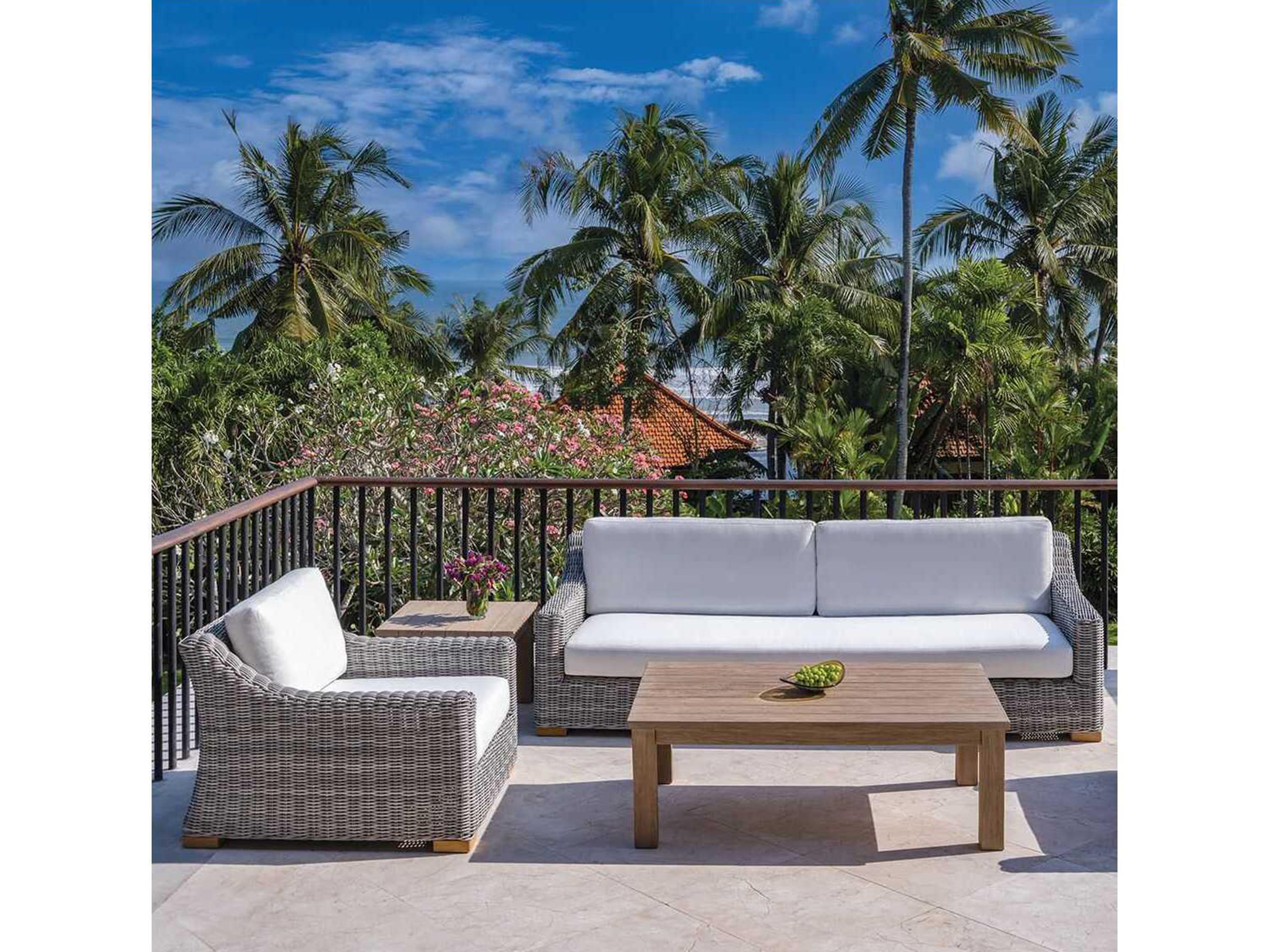 Kingsley Bate Special Order Tortola Wicker Cushion Sofa