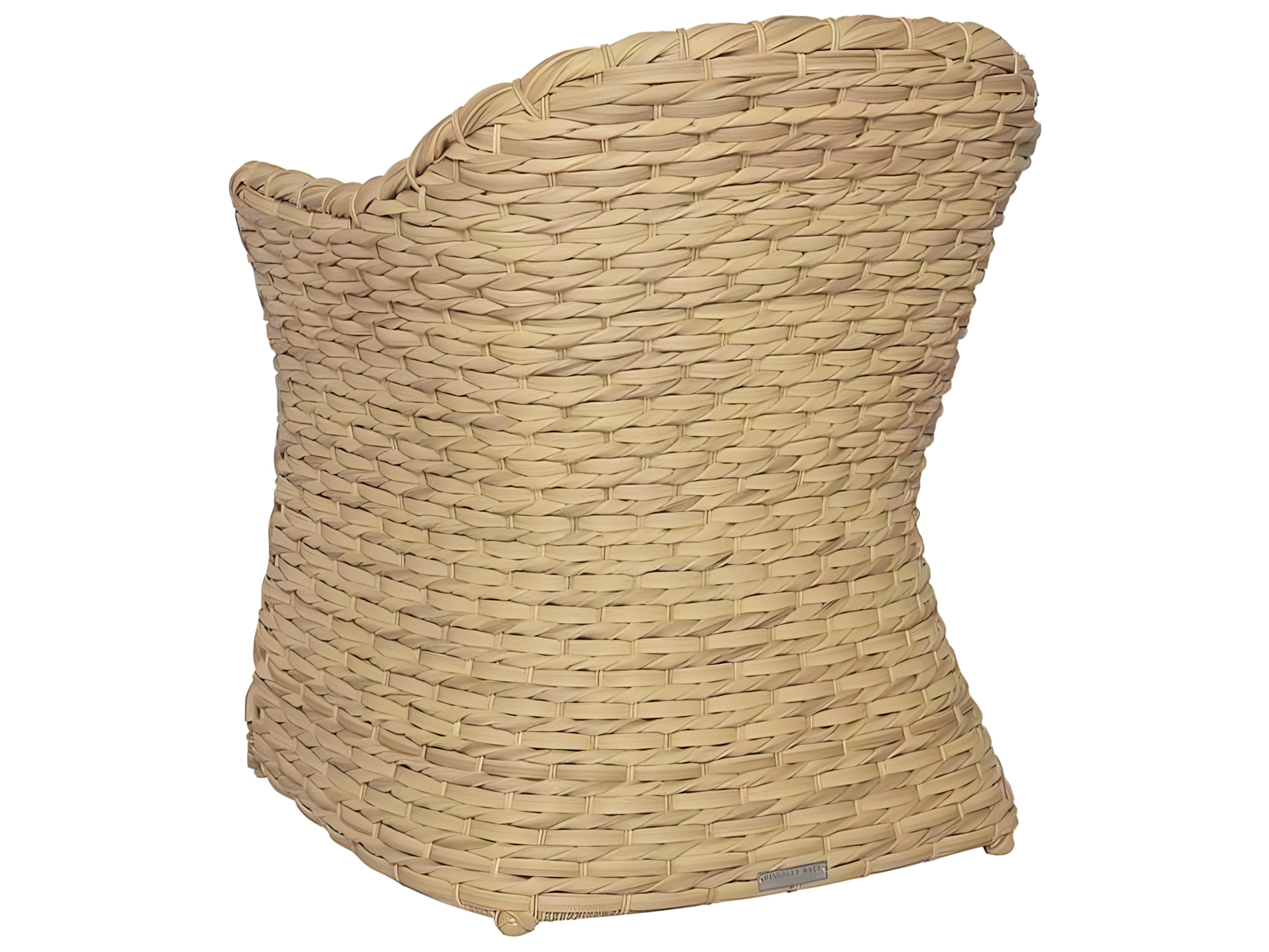 Kingsley Bate Vero Wicker Cushion Dining Arm Chair