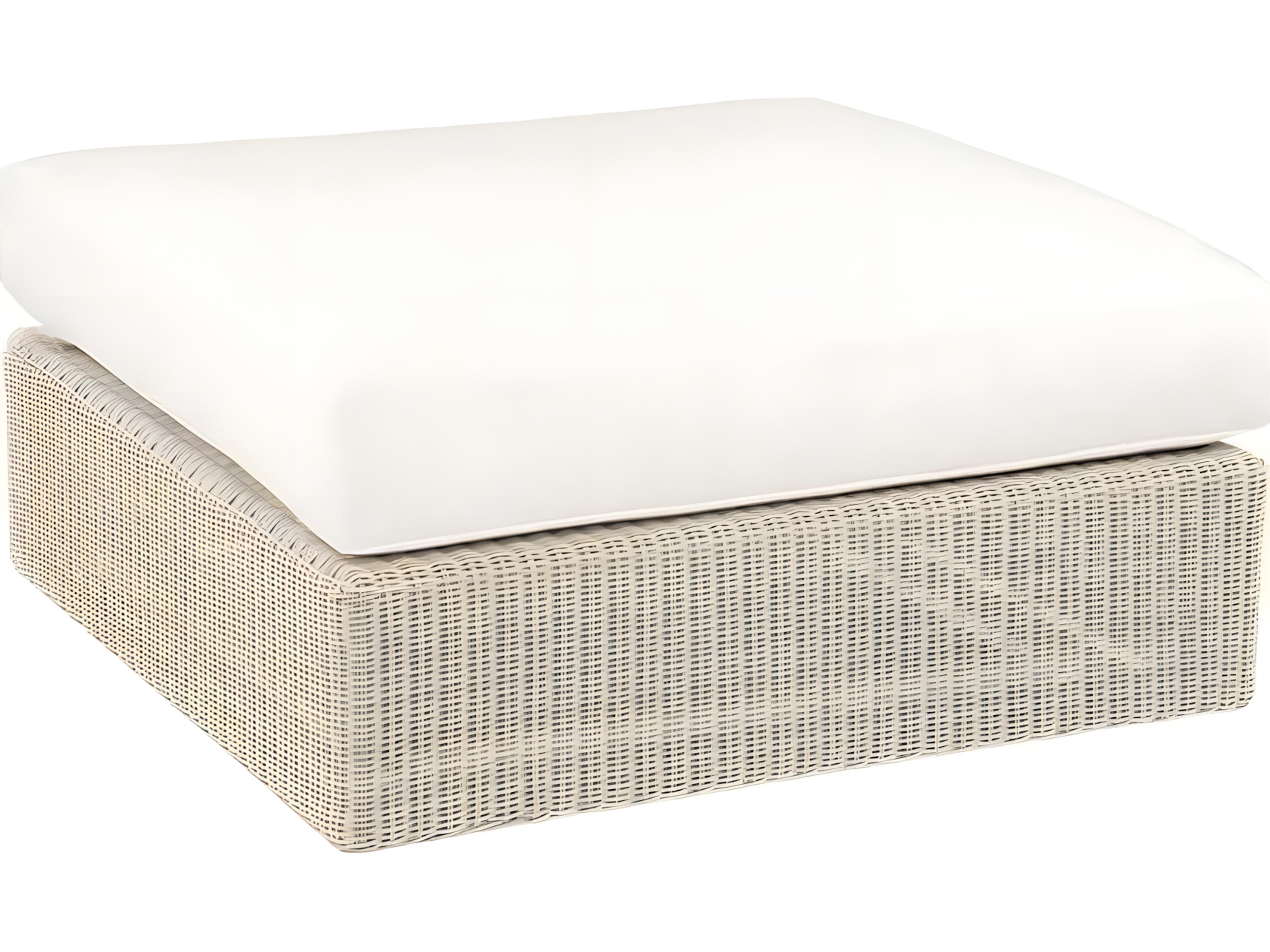 Westport Wicker Cushion Ottoman