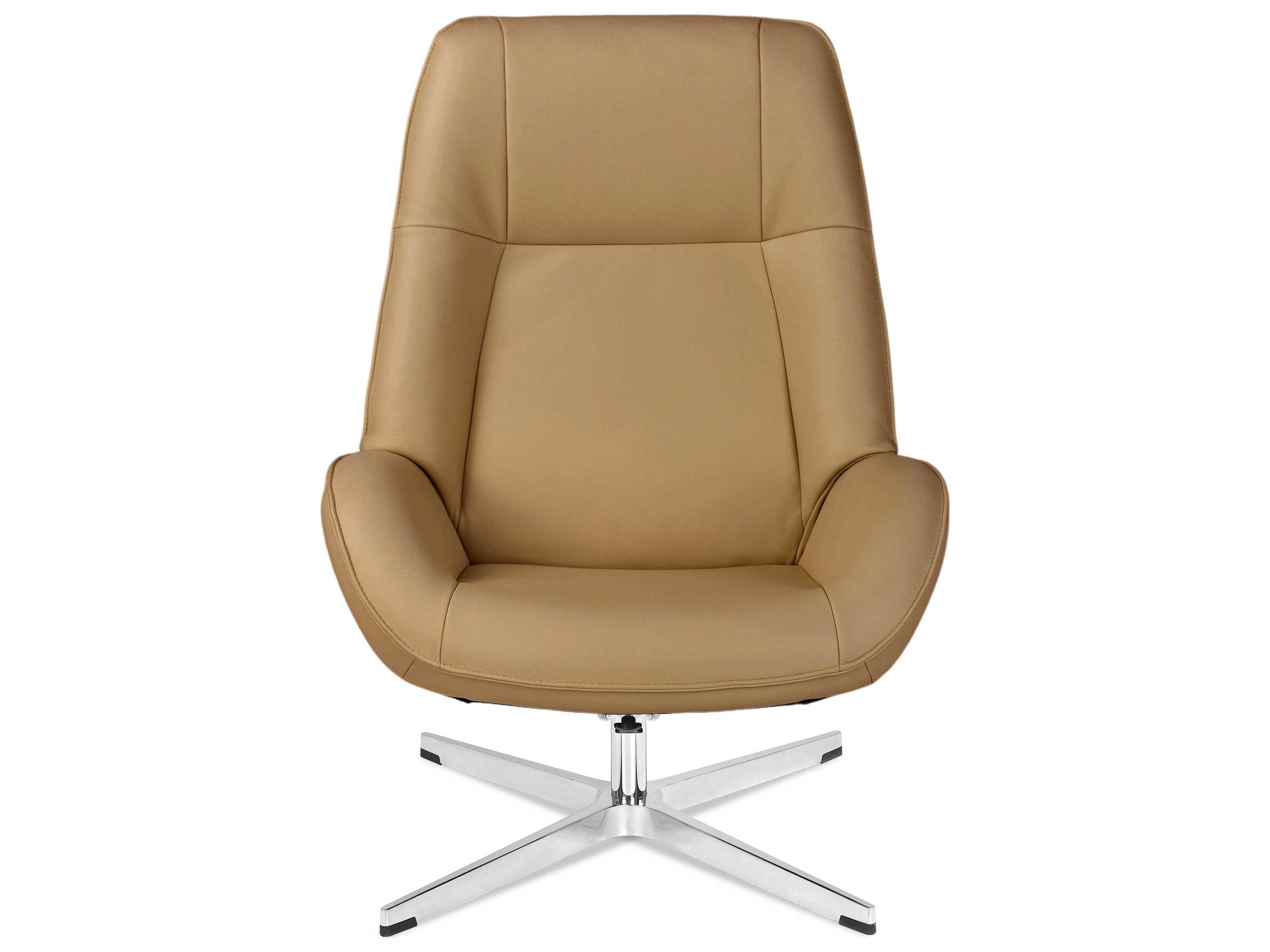 Kebe Roma Balder Nougat Leather Recliner