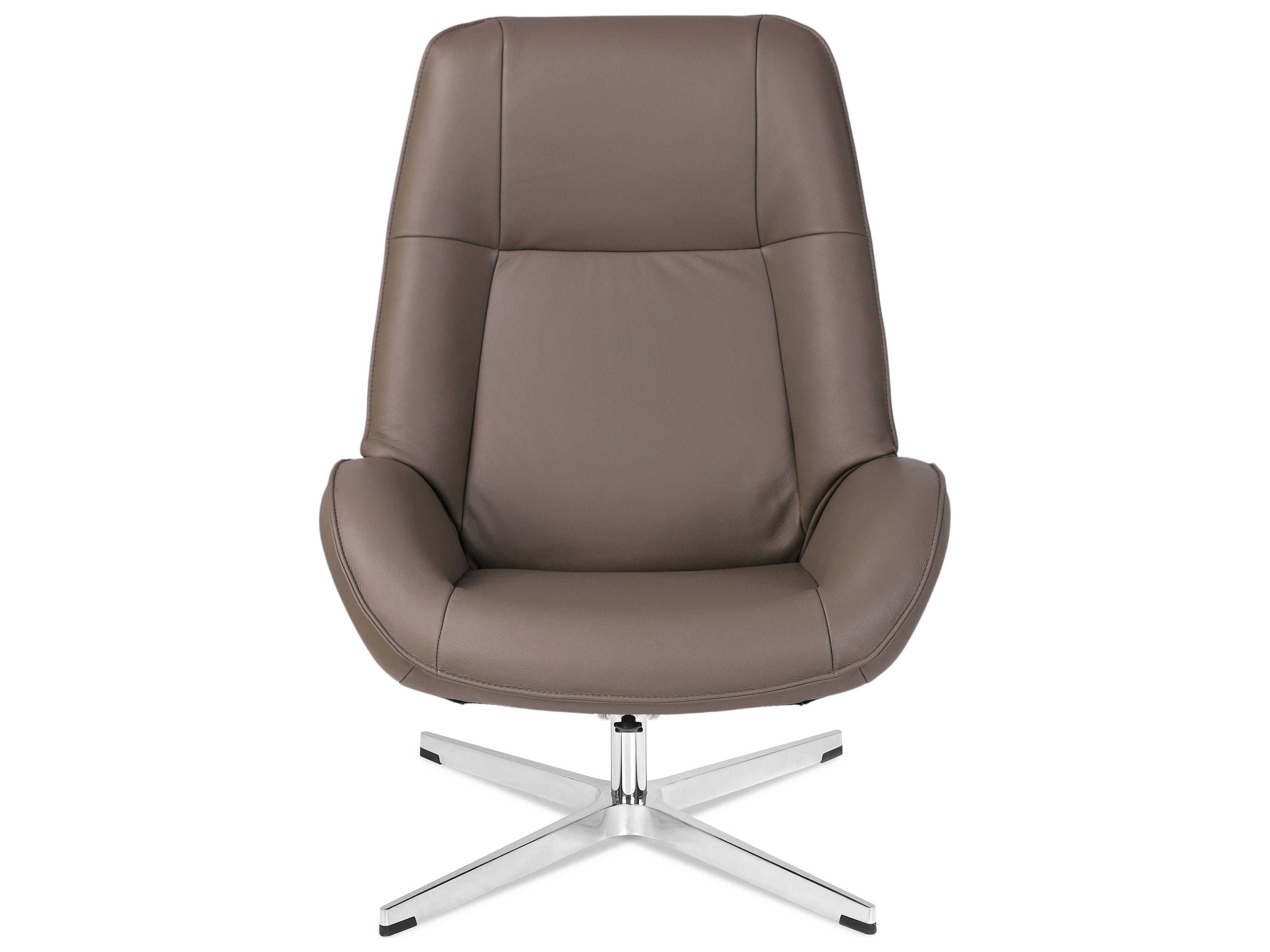 Kebe Roma Balder Stone Leather Recliner