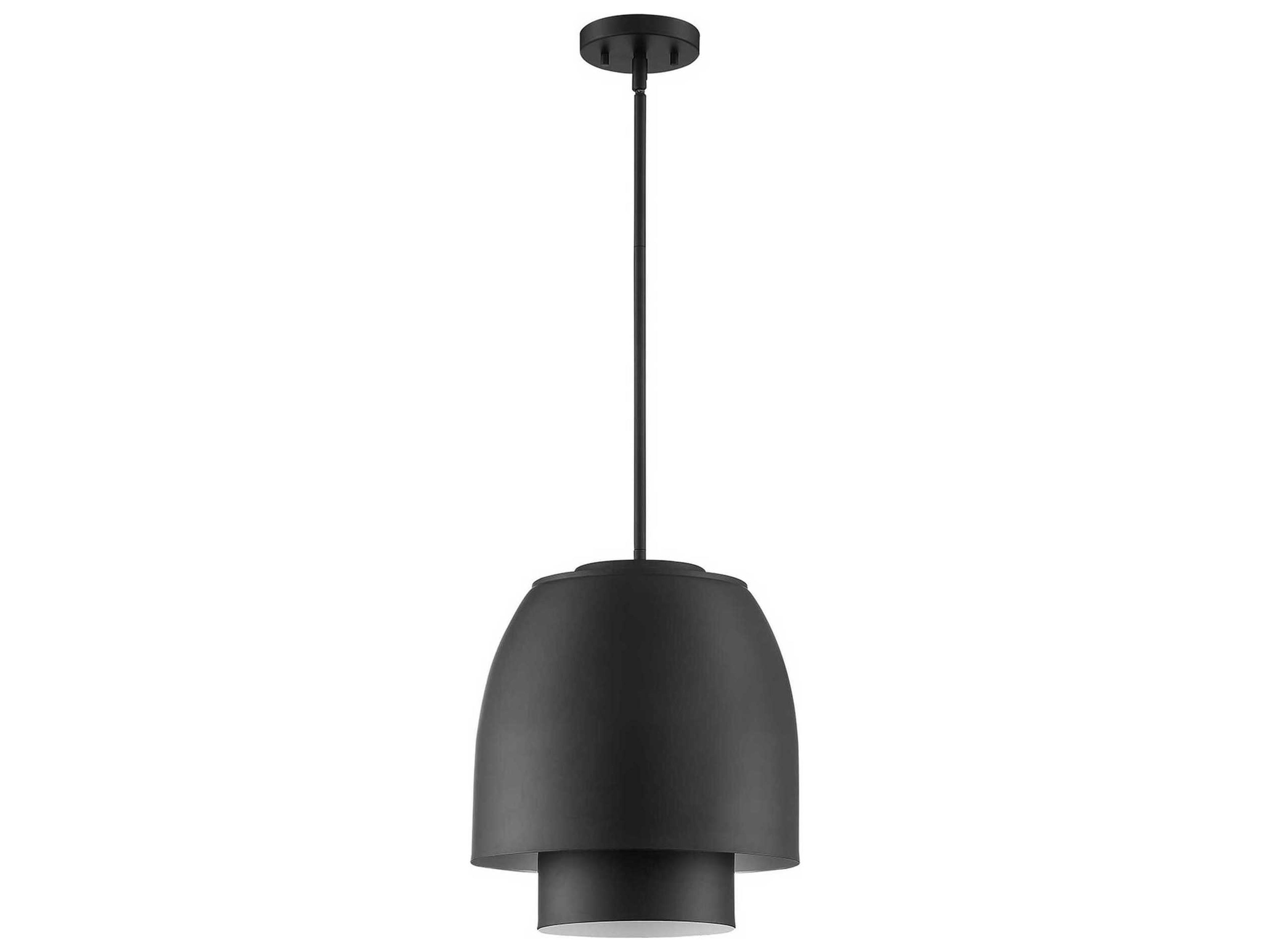 Sprizzo 3-Light Black Bell Pendant