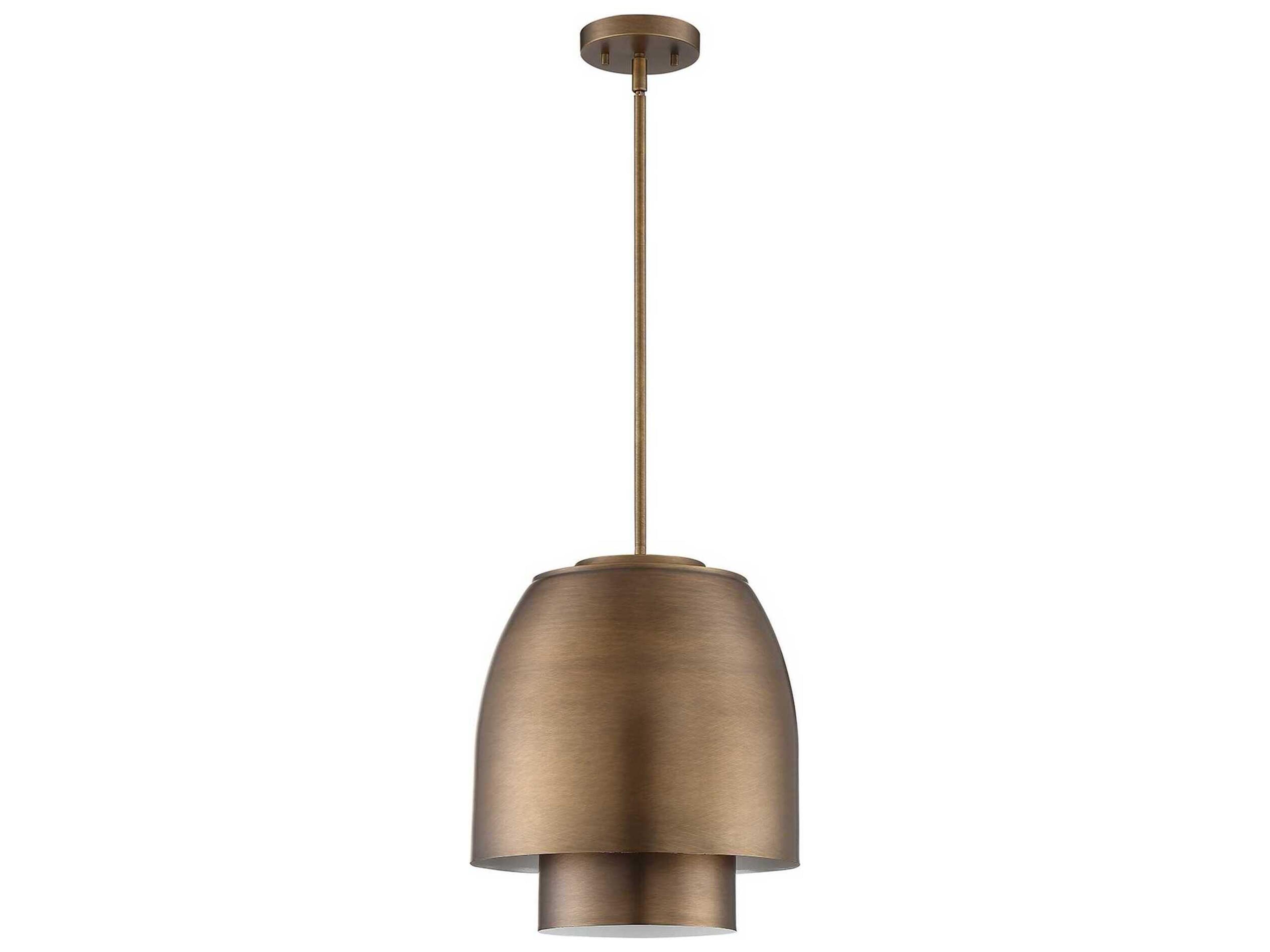 Sprizzo 3-Light Brass Bell Pendant