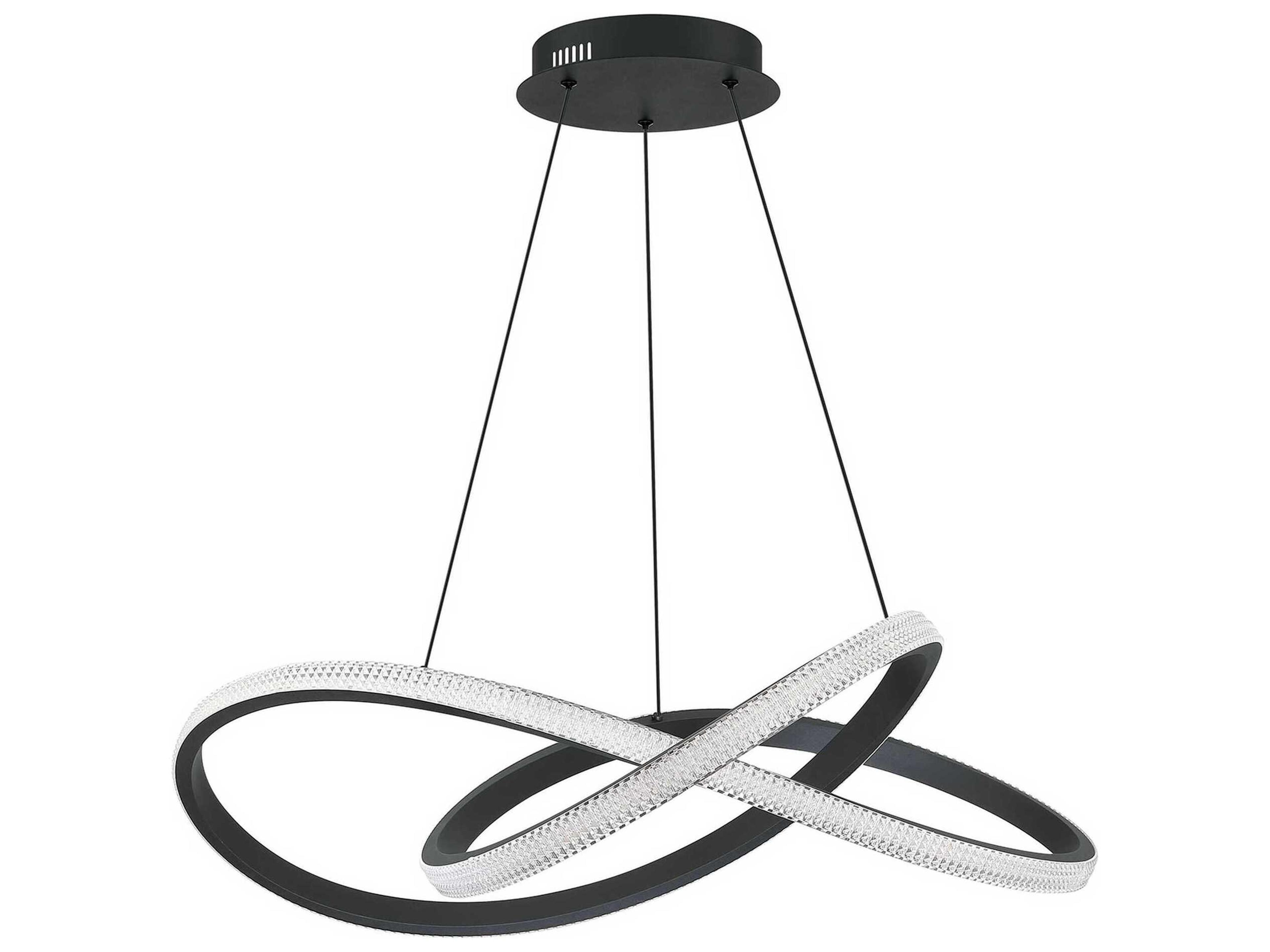 Prado 1-Light Black LED Pendant