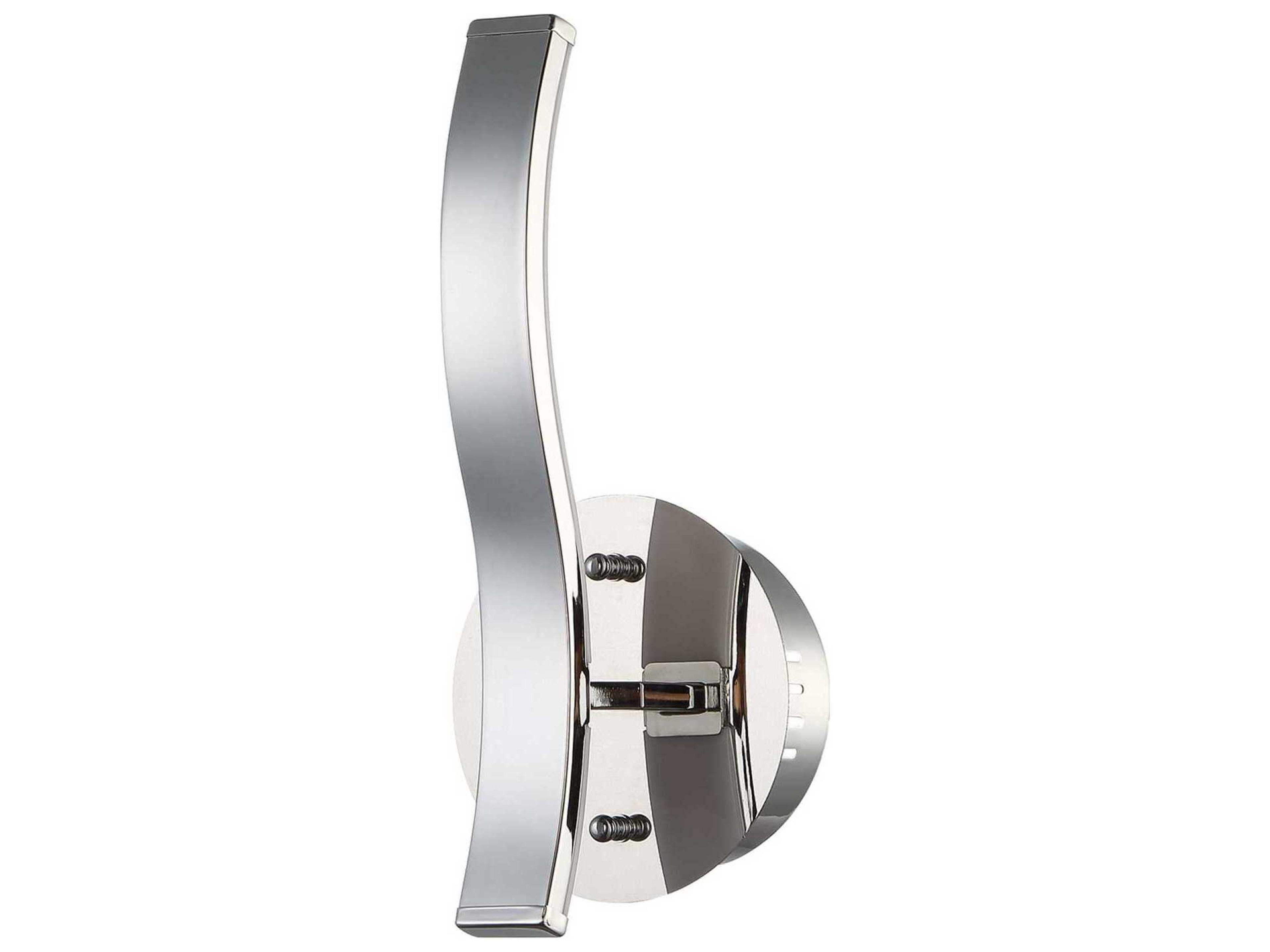 Kendal Wave Chrome LED Wall Sconce