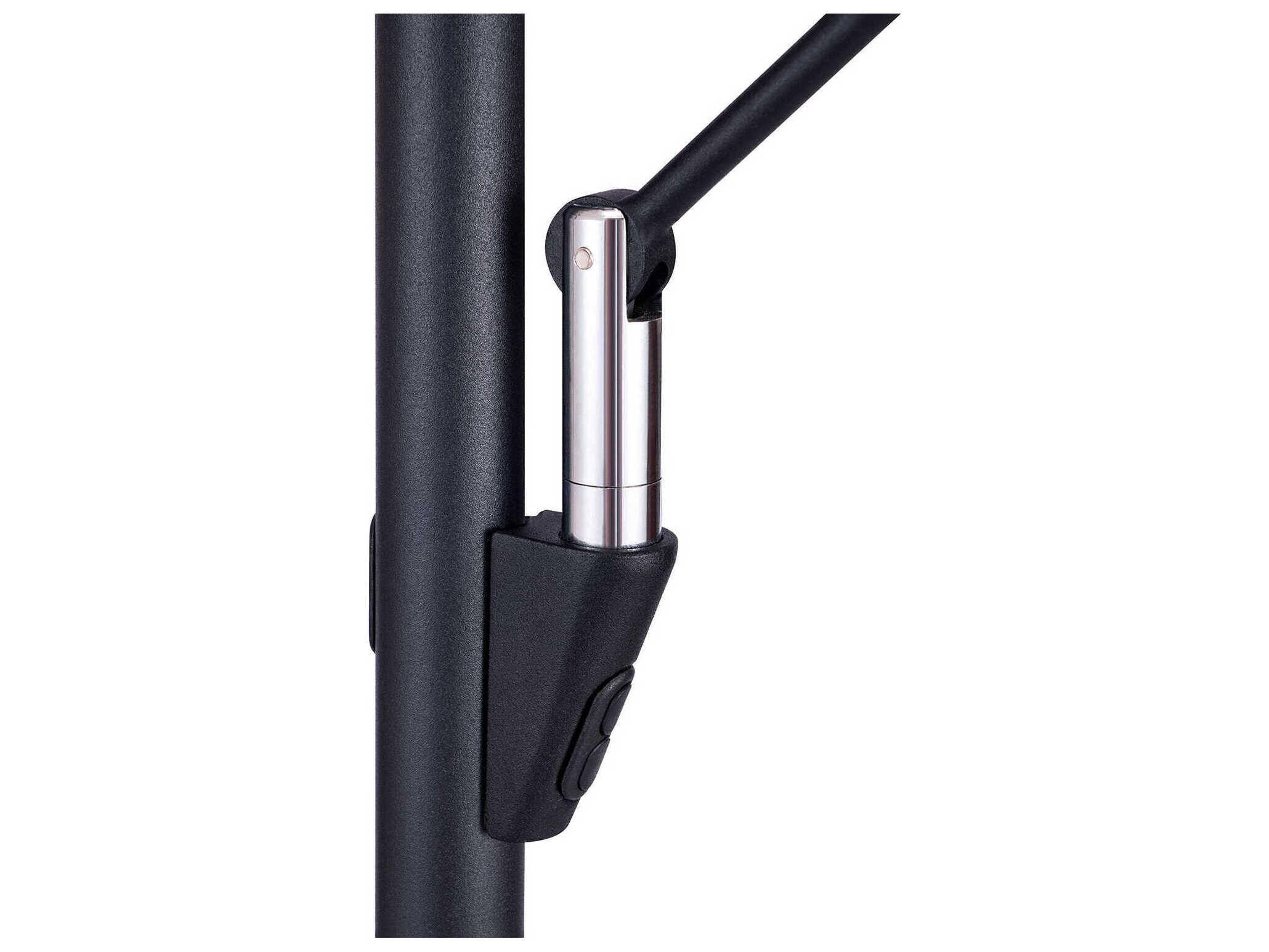 Kendal Nola Black Satin Nickel Floor Lamp