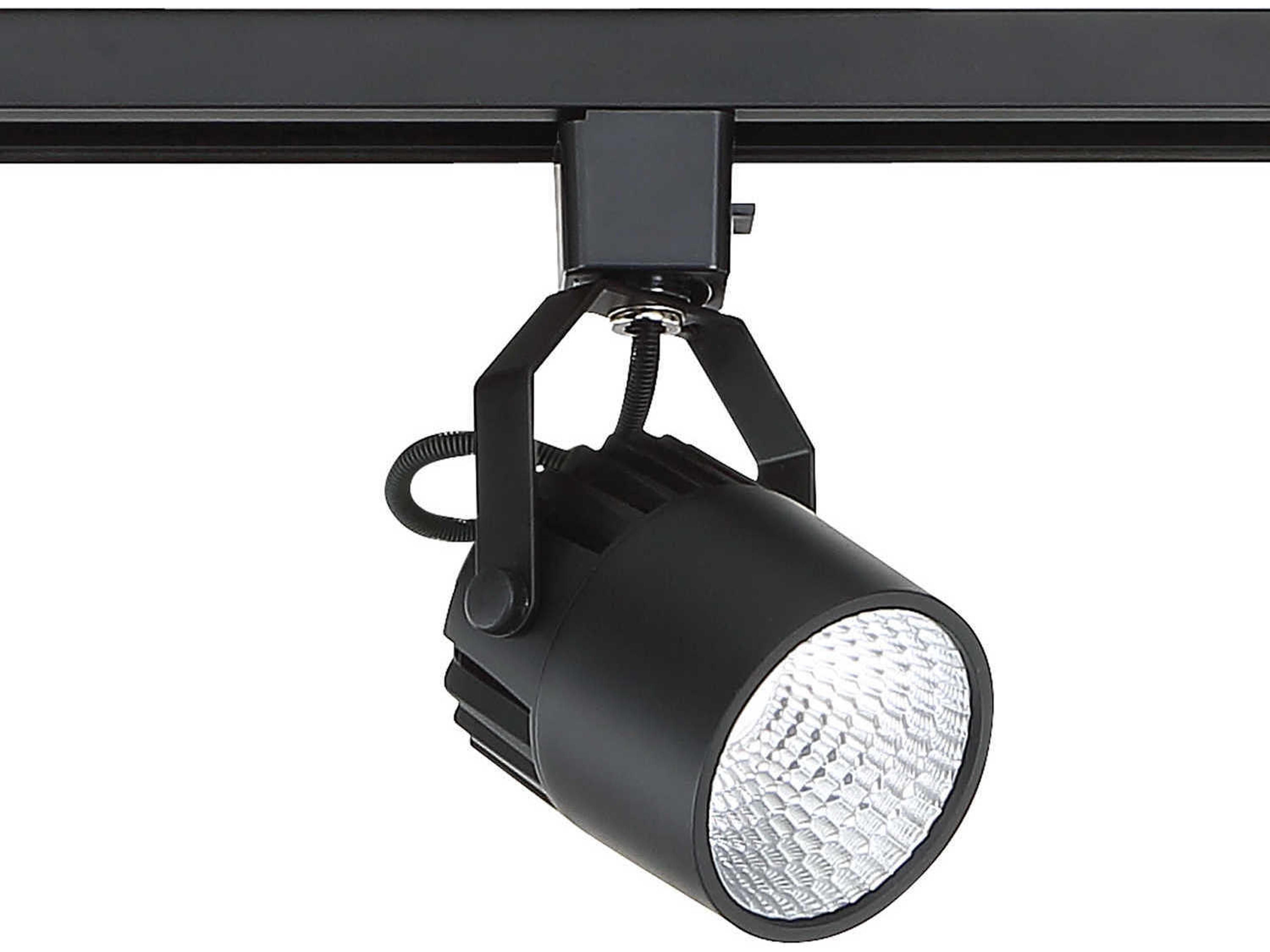 Black LED Cylinder Track & Rail Light