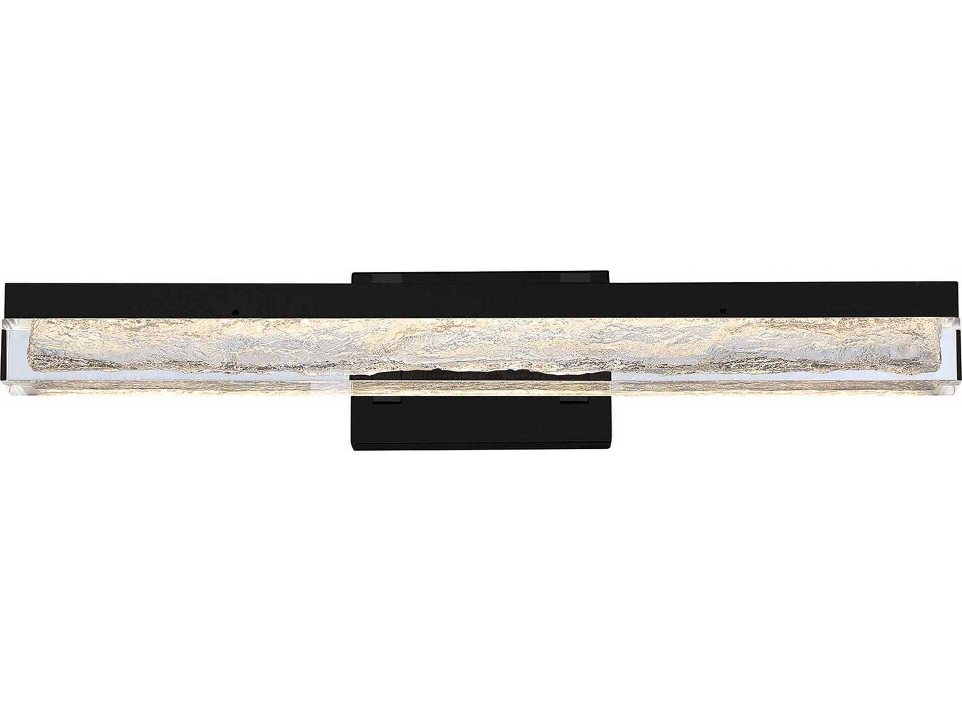 Kendal Ice Age 1-Light Black LED Vanity Light