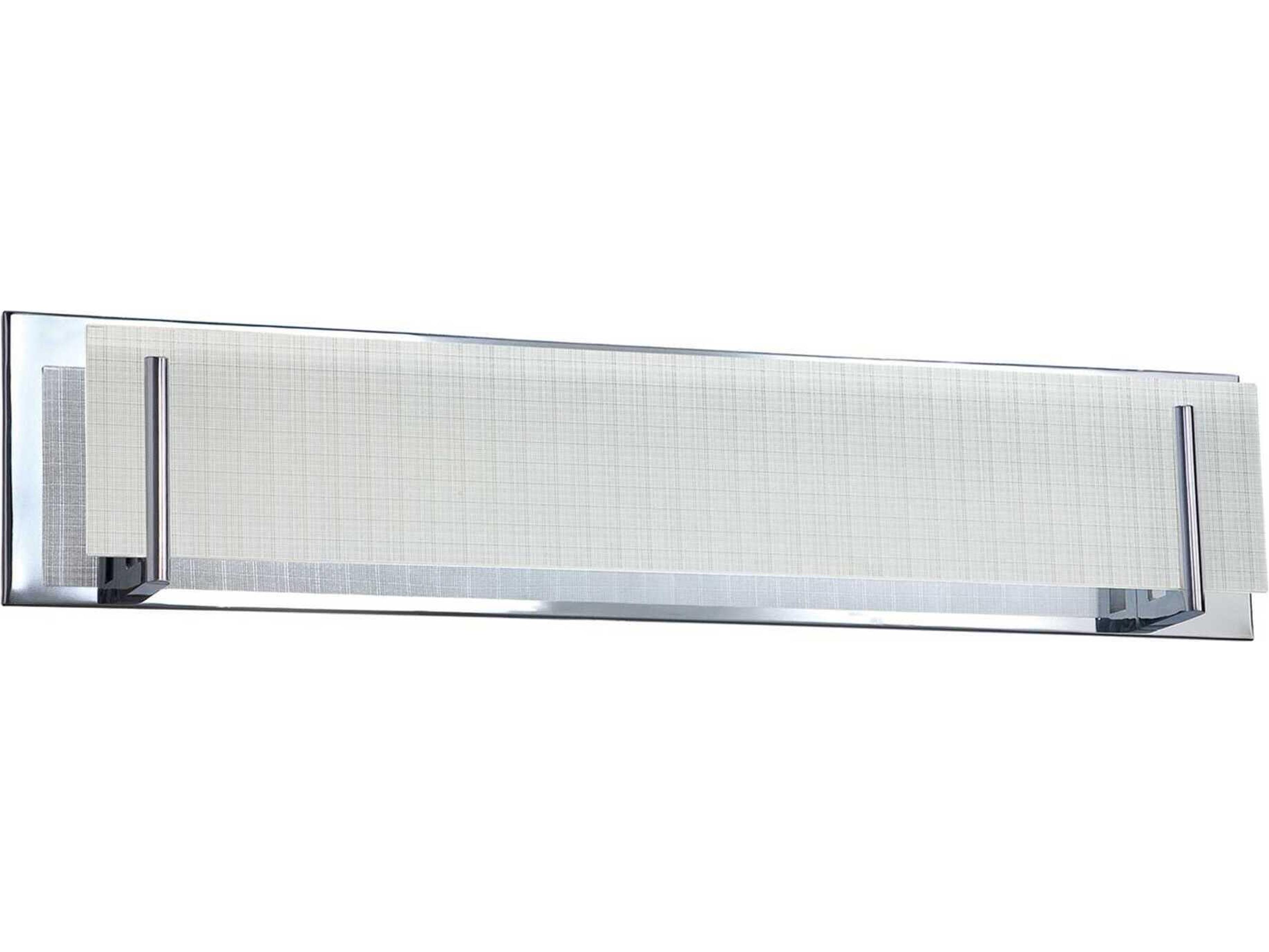 Aurora 5-Light Chrome Glass Vanity Light