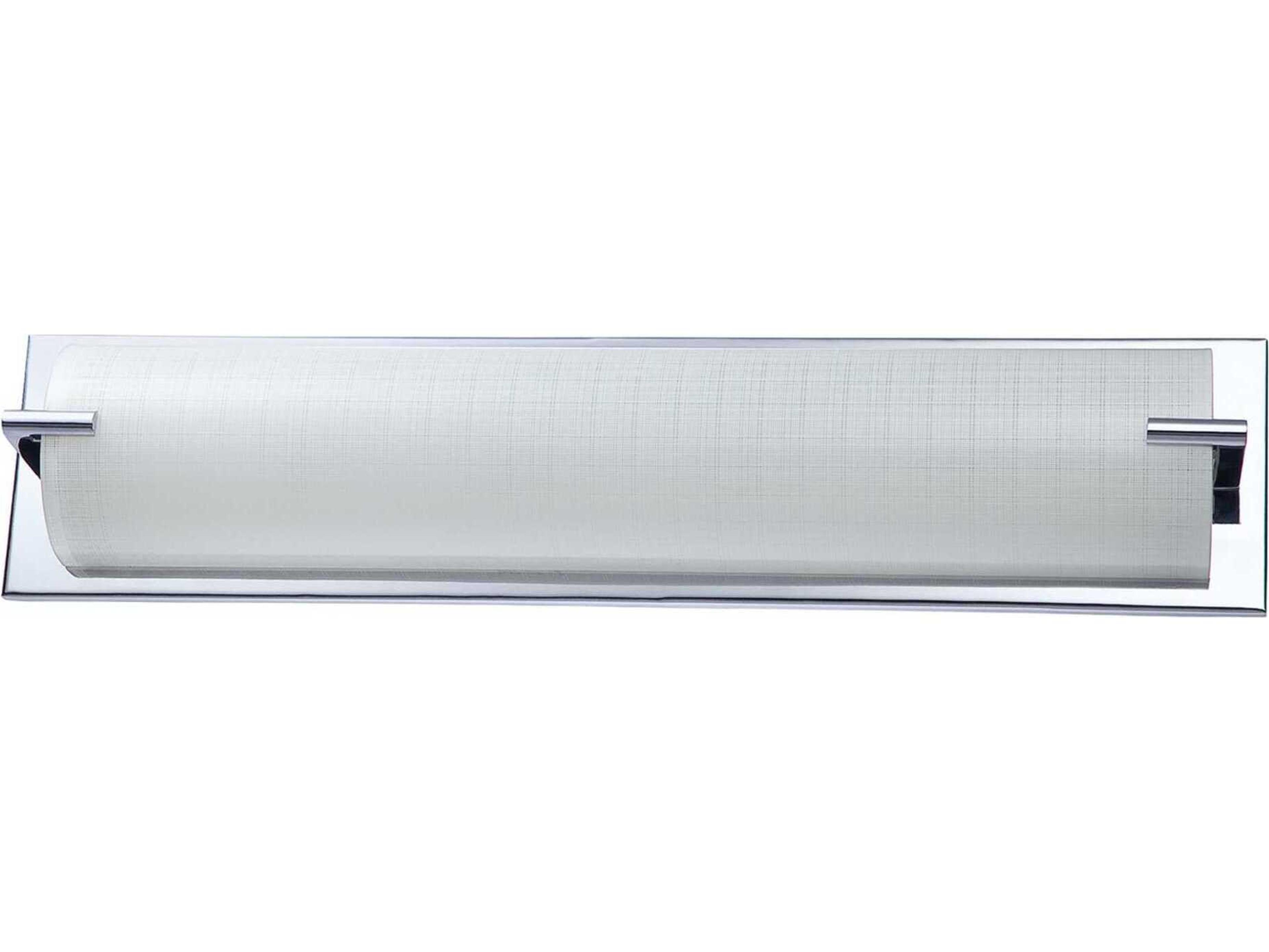 Paramount 4-Light Chrome Glass Vanity Light