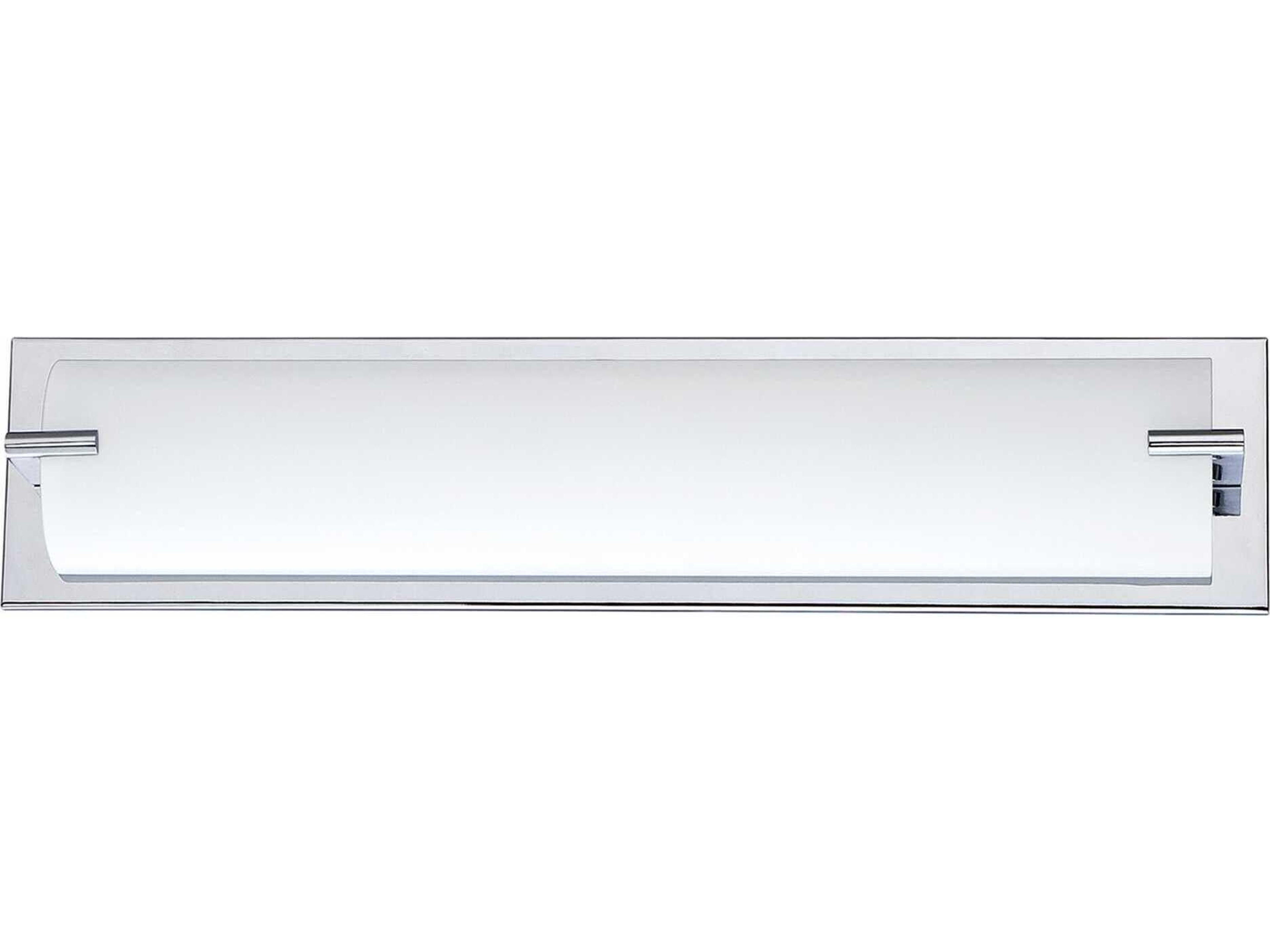Paramount 4-Light Chrome Glass Vanity Light