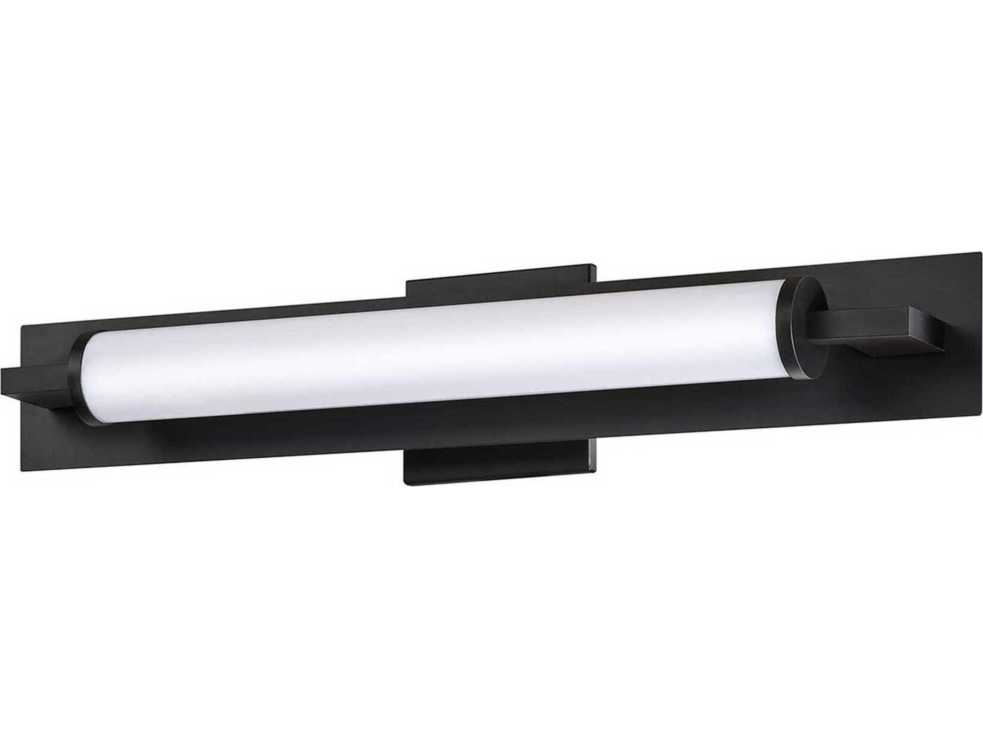 Endura Black Glass Vanity Light
