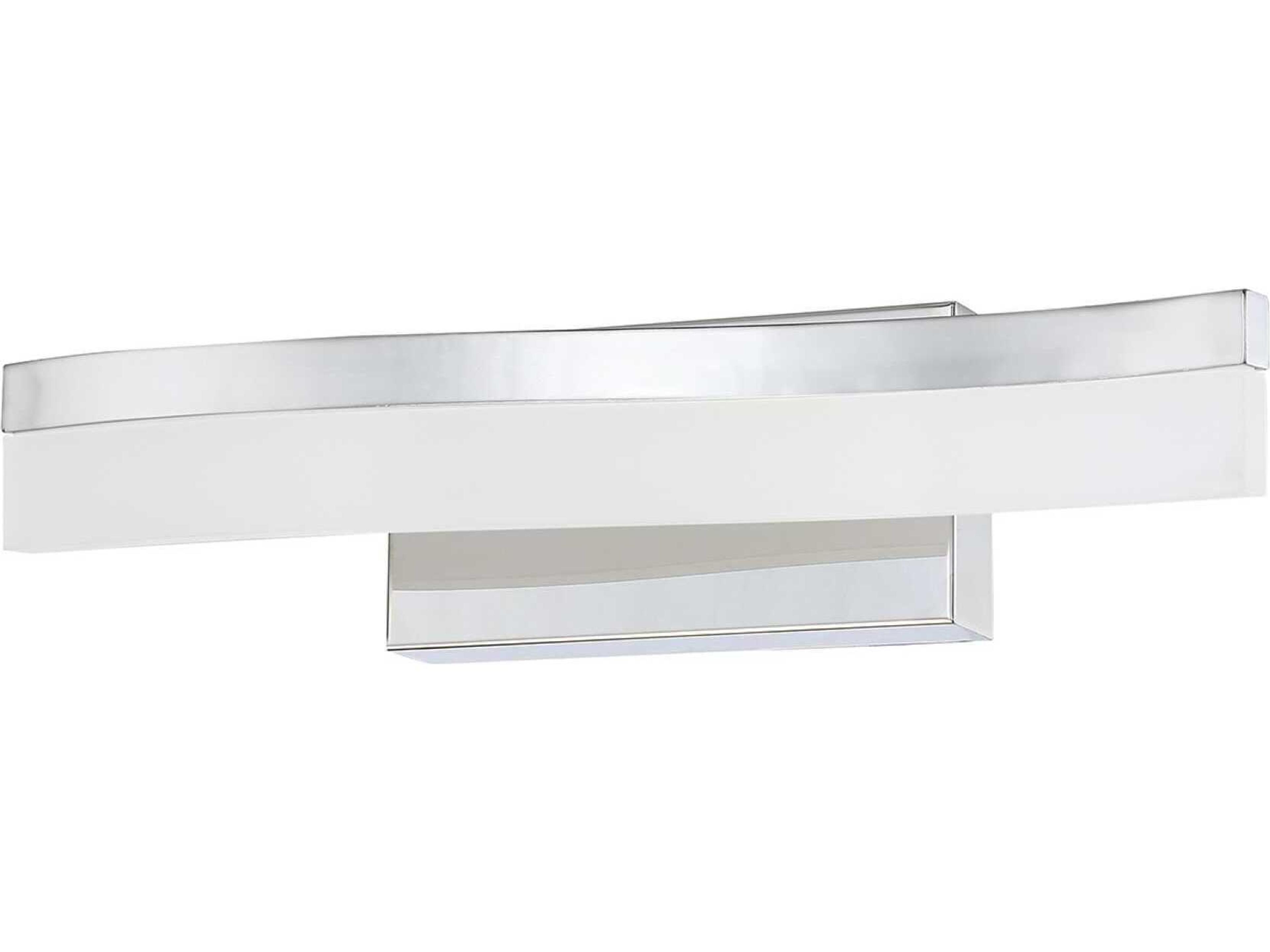 Kendal Cerv 1-Light Chrome LED Vanity Light