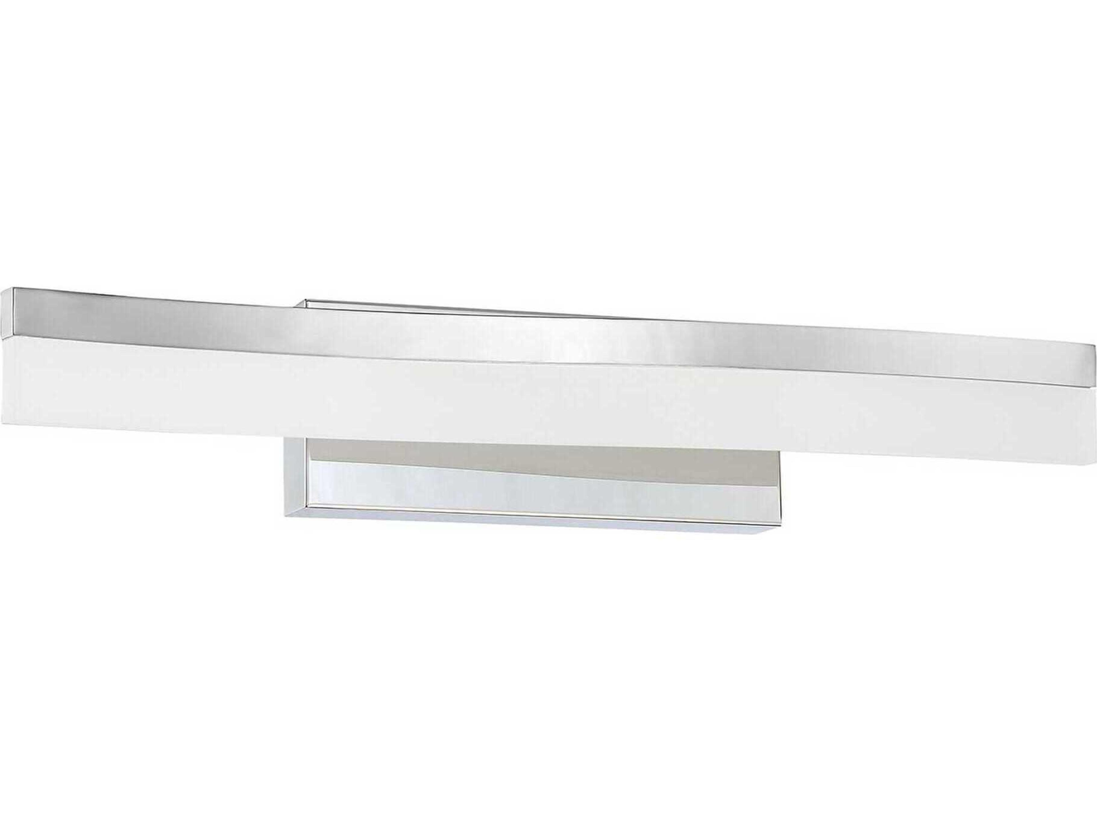 Cerv 1-Light Chrome LED Vanity Light