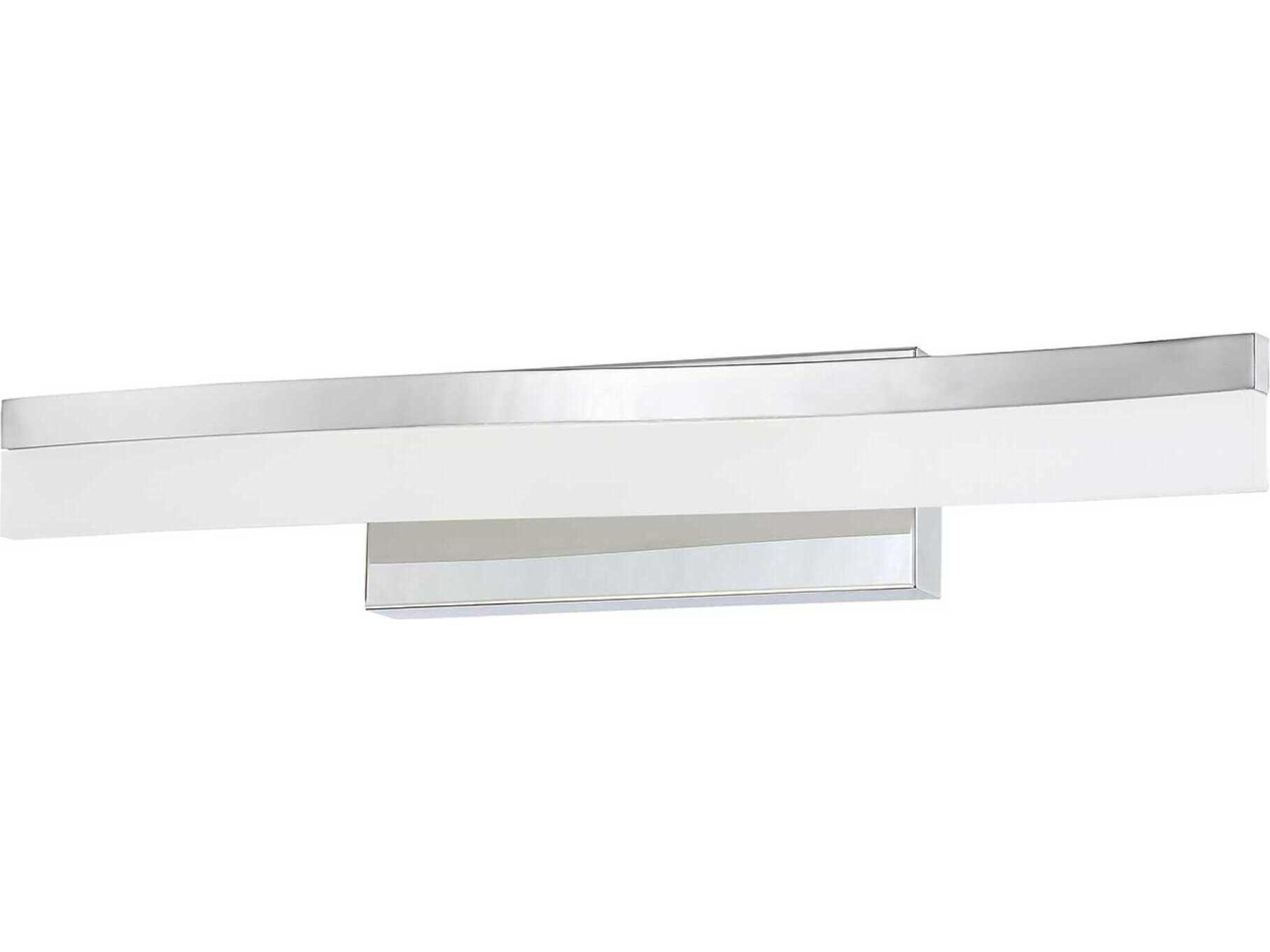 Kendal Cerv 1-Light Chrome LED Vanity Light