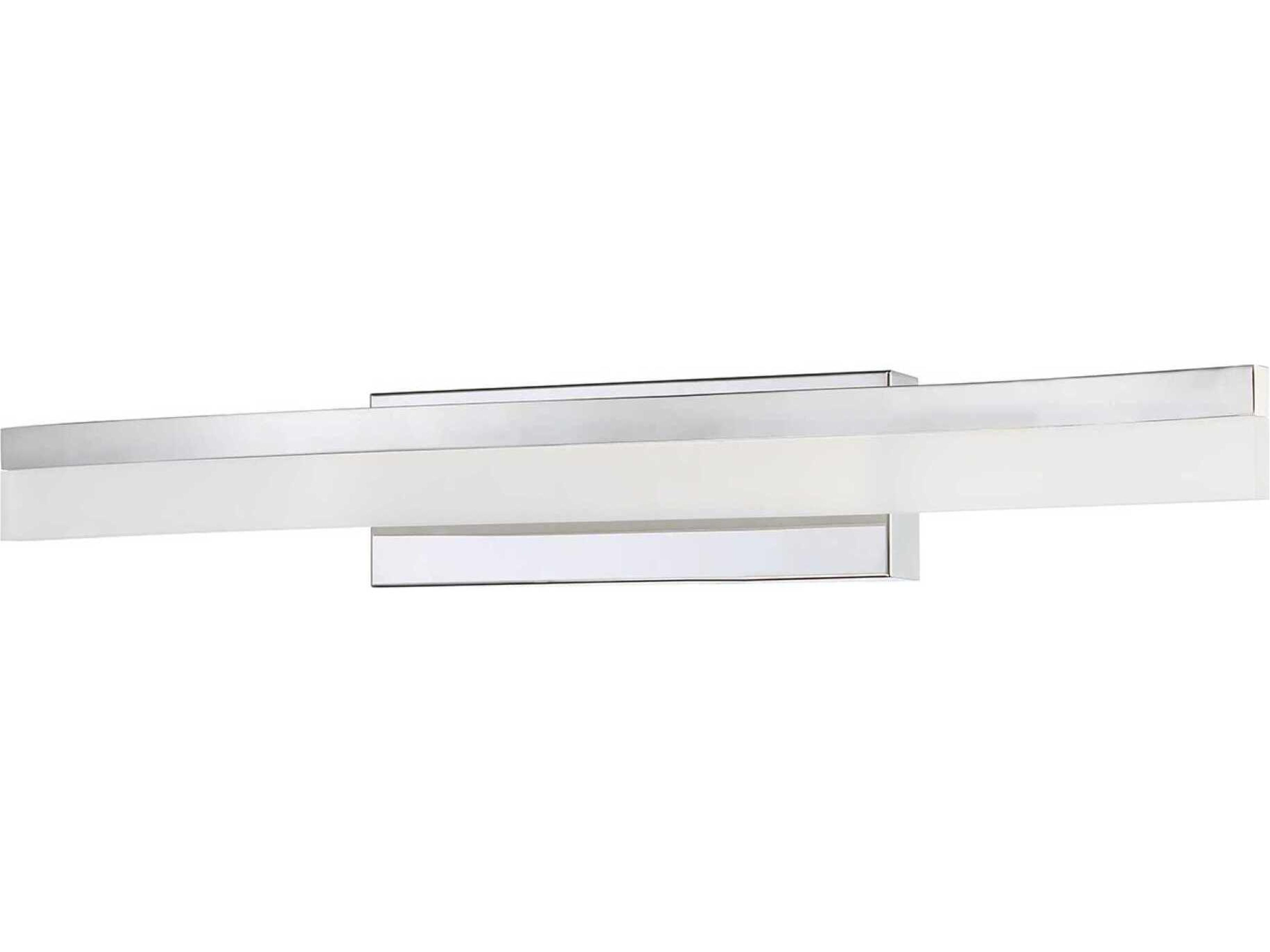 Kendal Cerv 1-Light Chrome LED Vanity Light