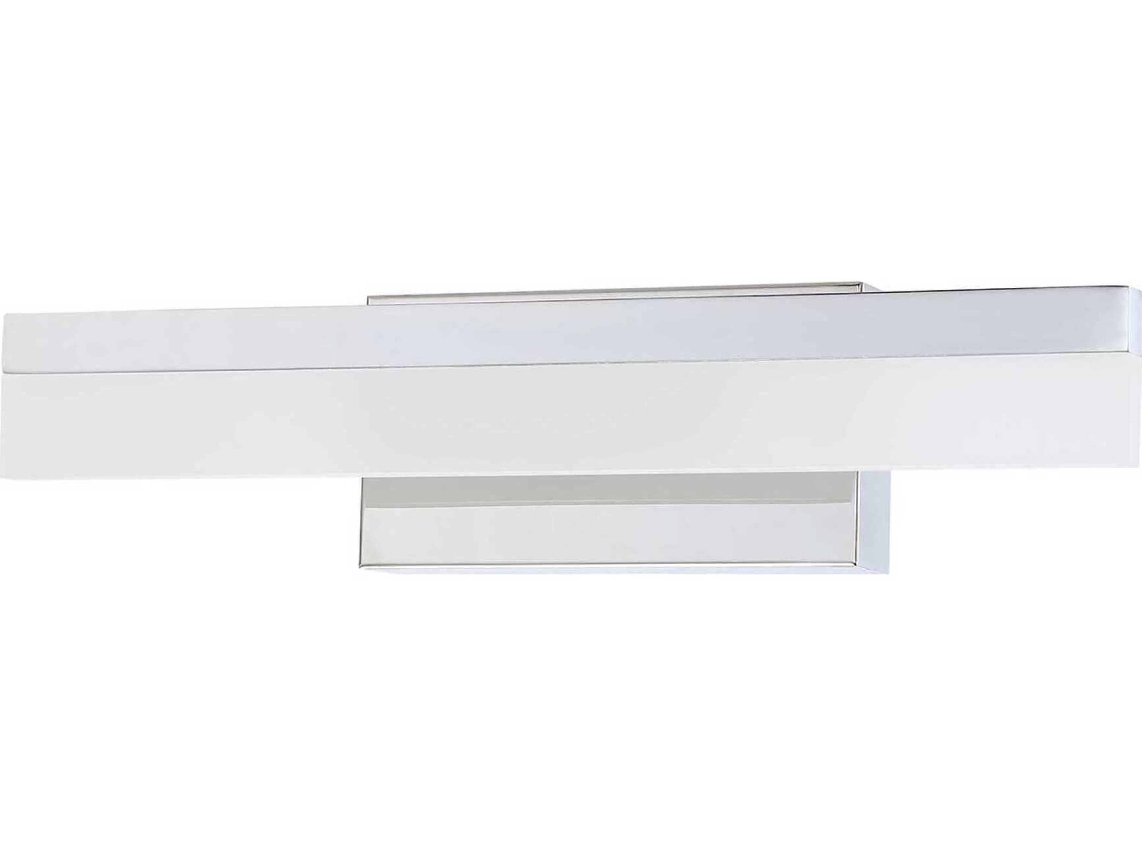 Kendal Strate 1-Light Chrome LED Vanity Light