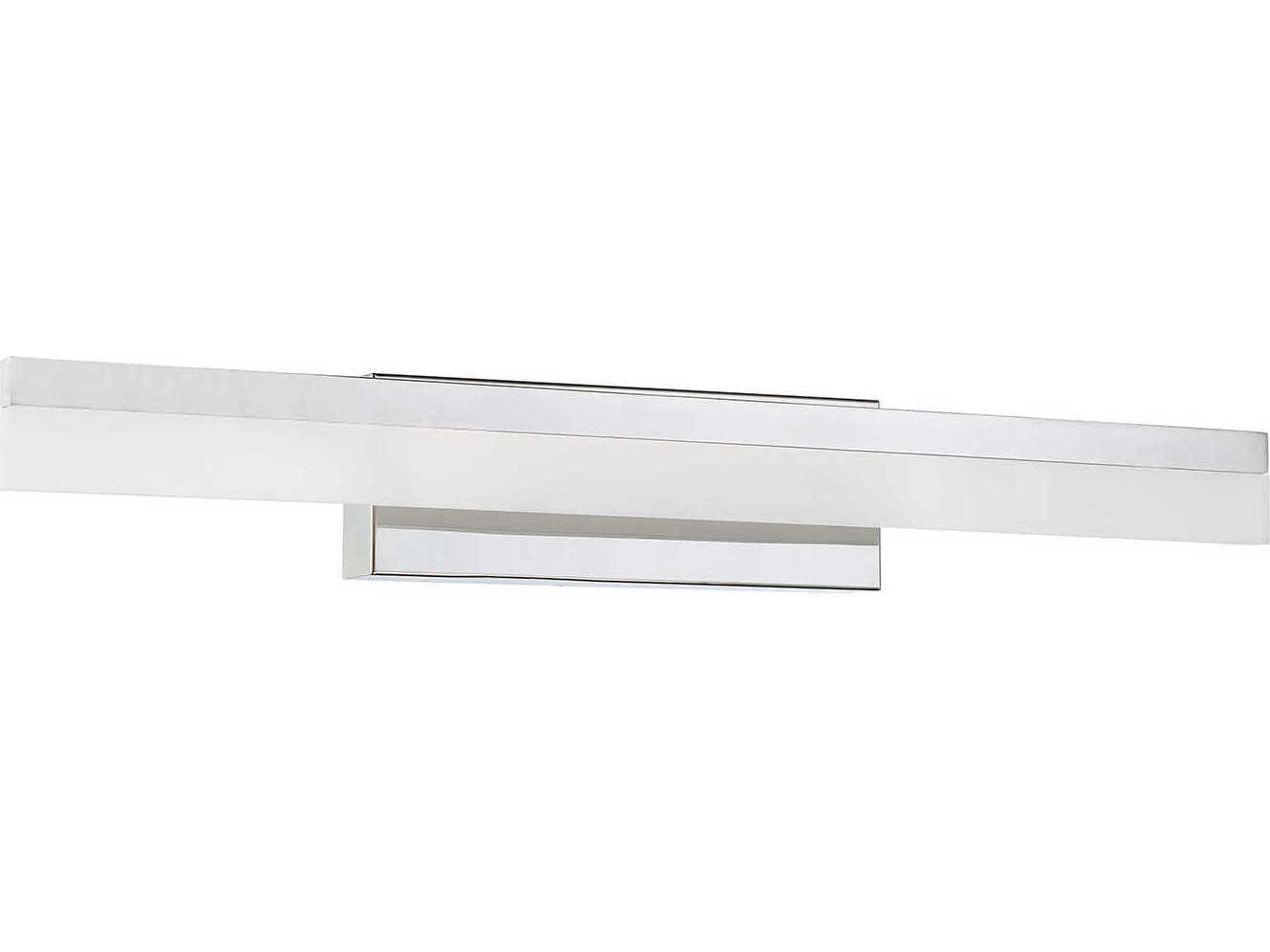 Strate 1-Light Chrome LED Vanity Light