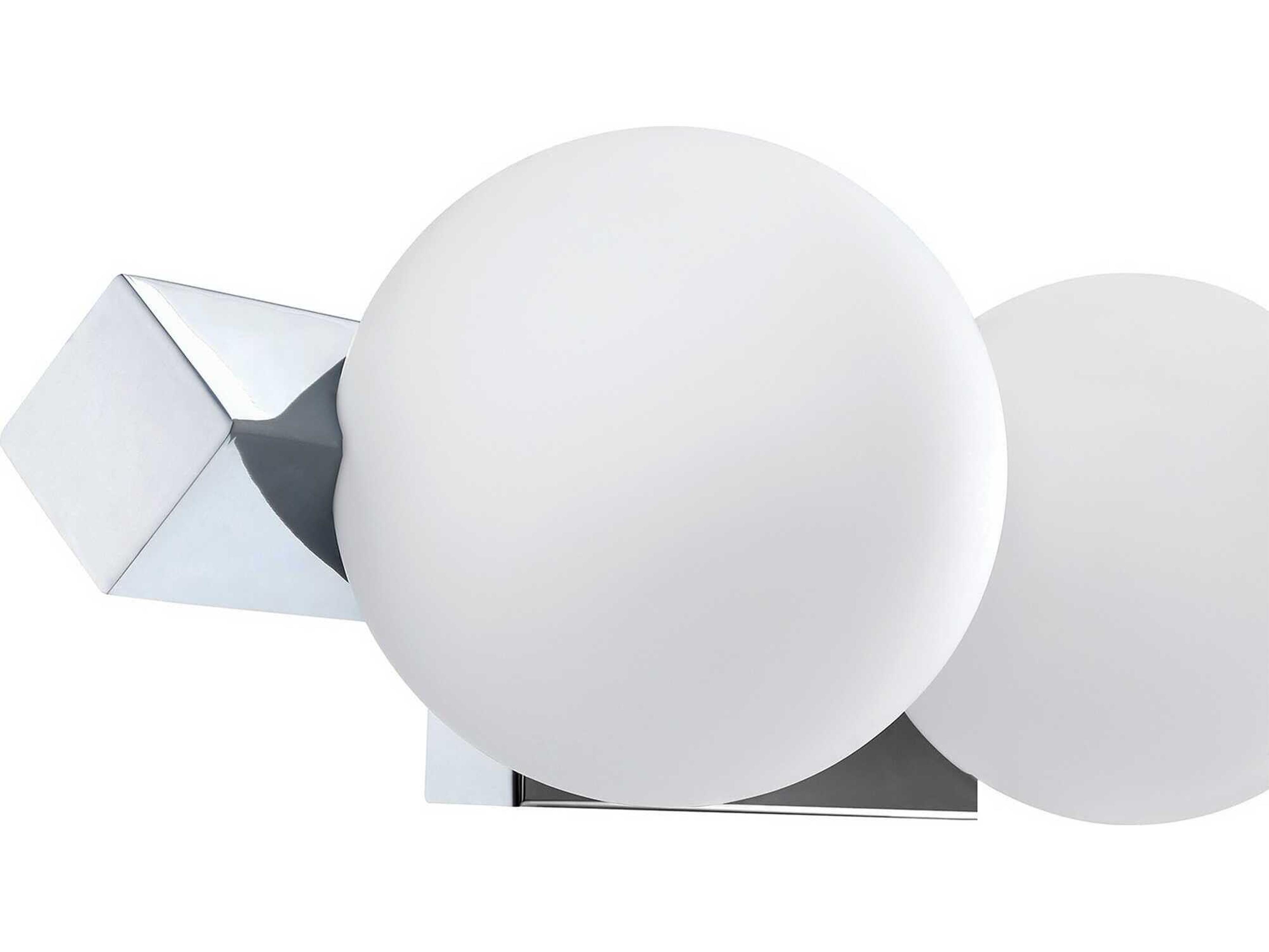 Kendal Orbitron 5-Light Chrome Glass Vanity Light