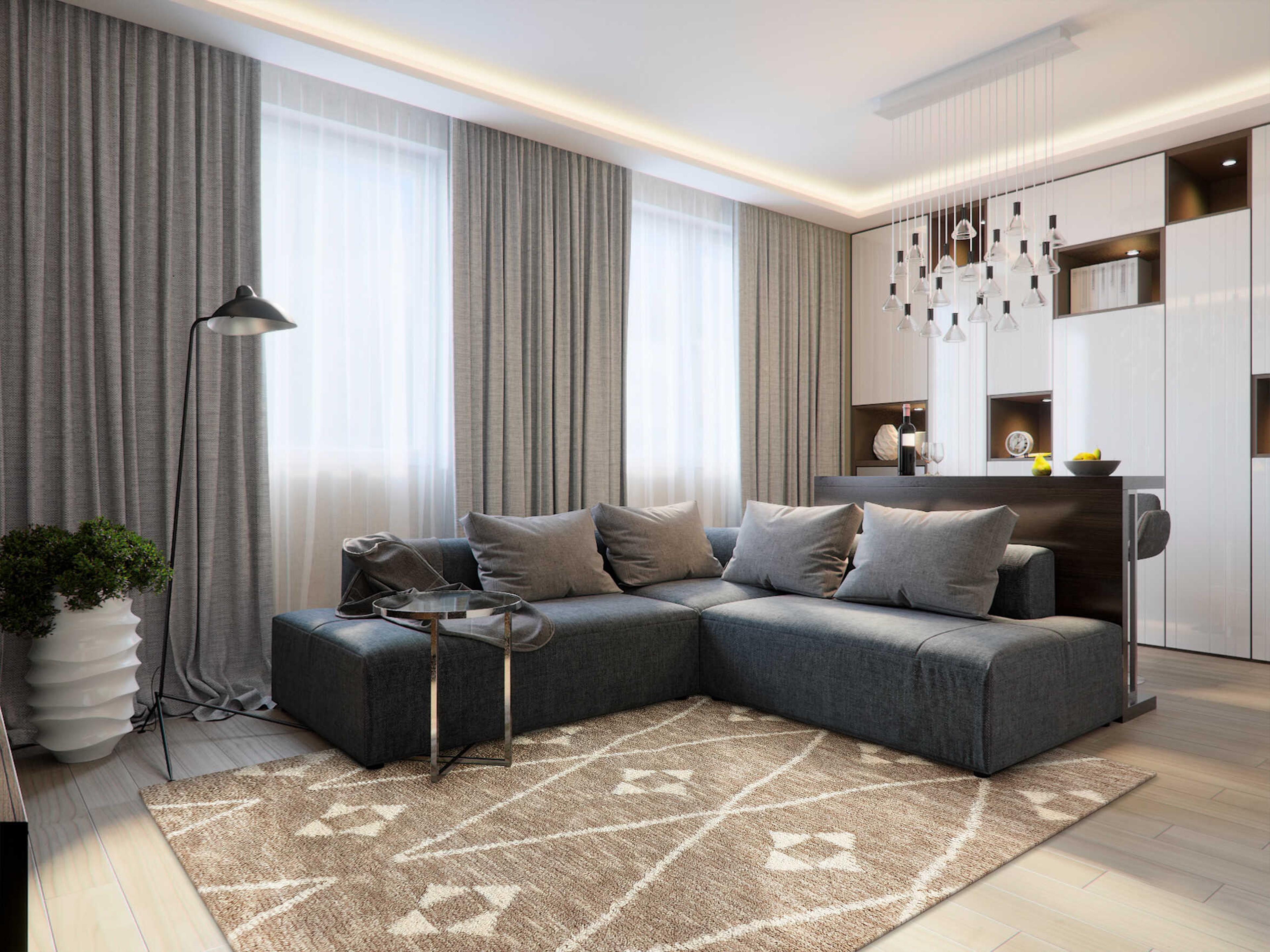 KAS Marley Geometric Area Rug