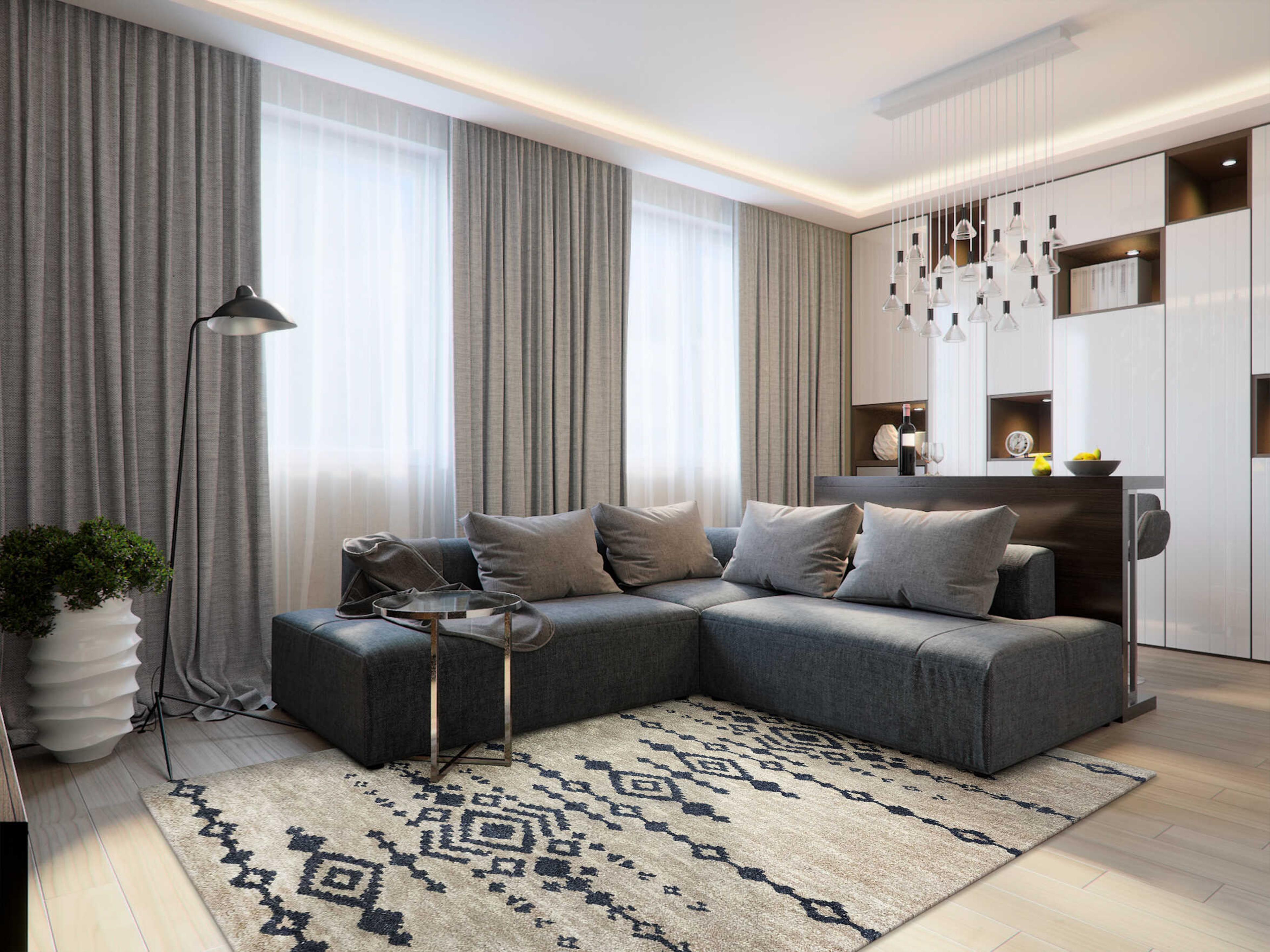 KAS Marley Geometric Area Rug