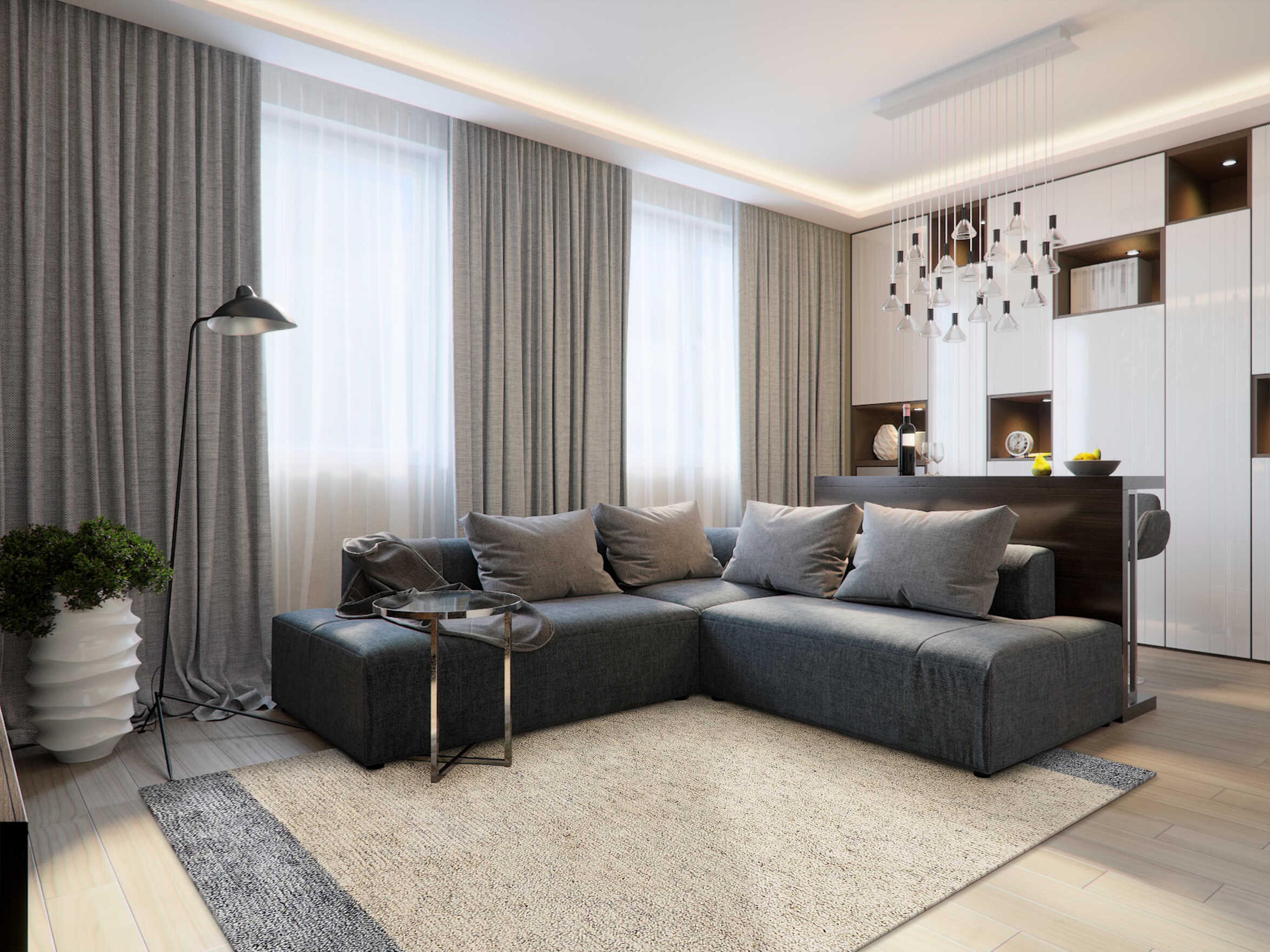 KAS Marley Bordered Area Rug