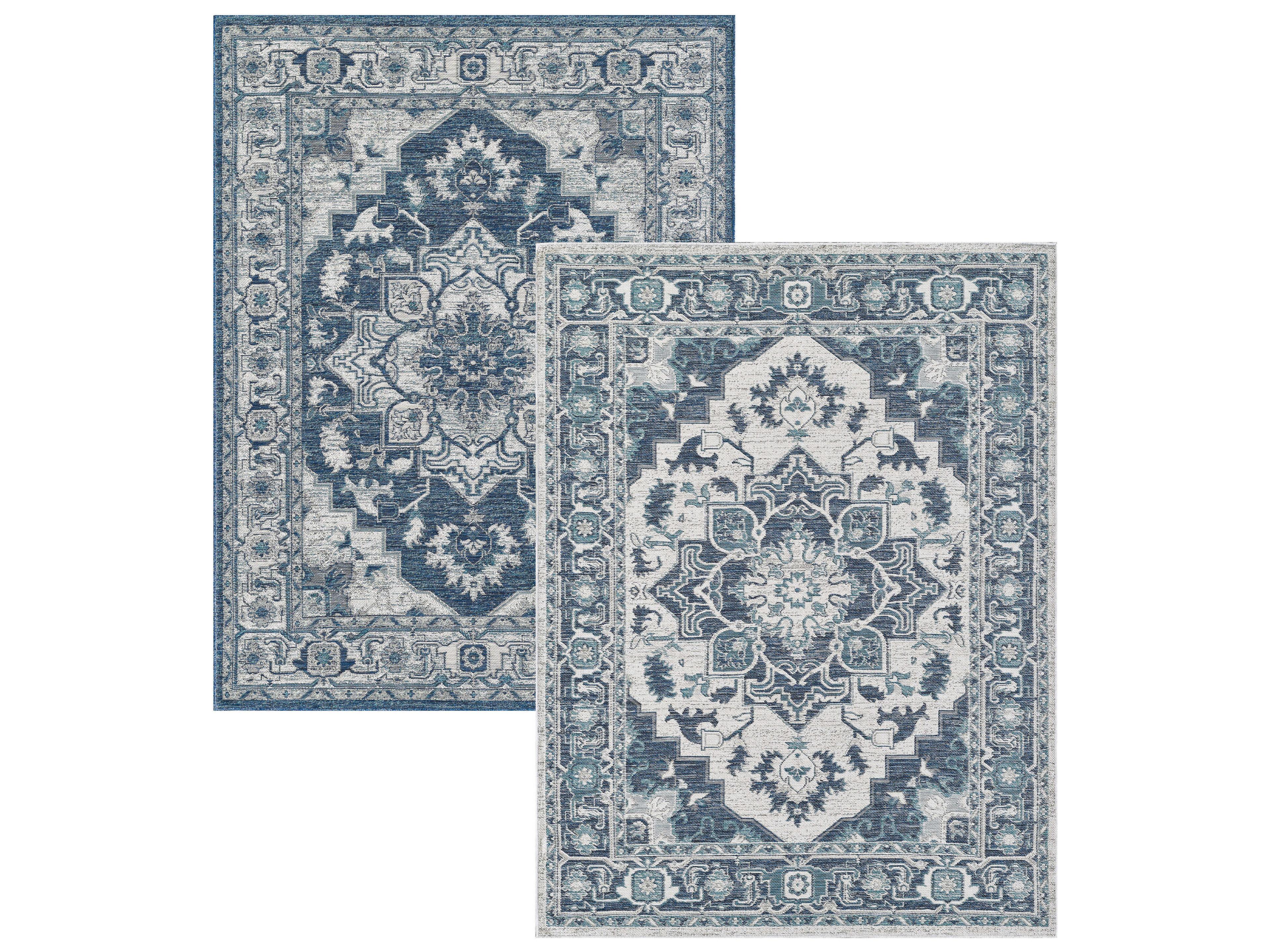 KAS Dahlia Bordered Area Rug