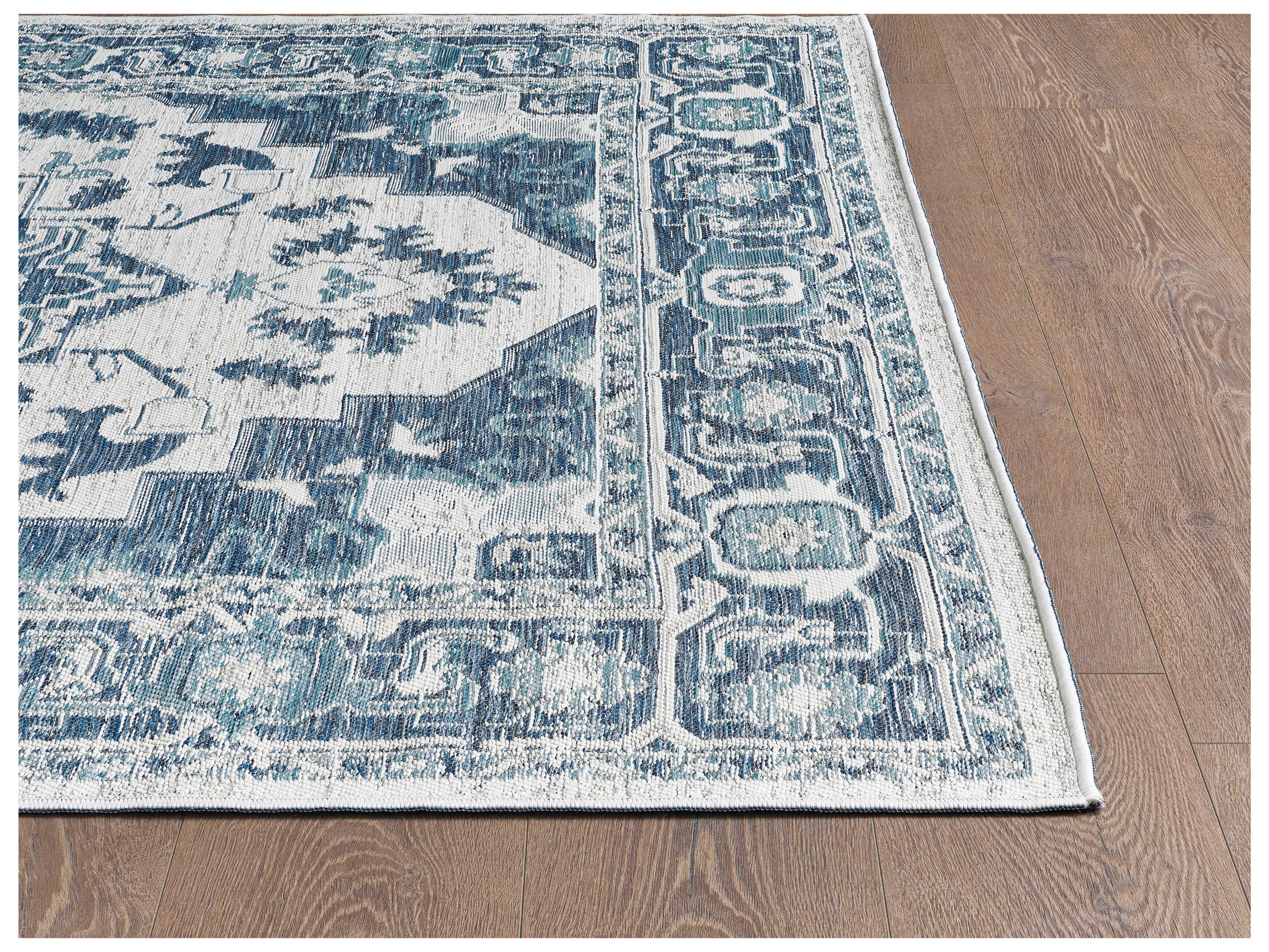 KAS Dahlia Bordered Area Rug