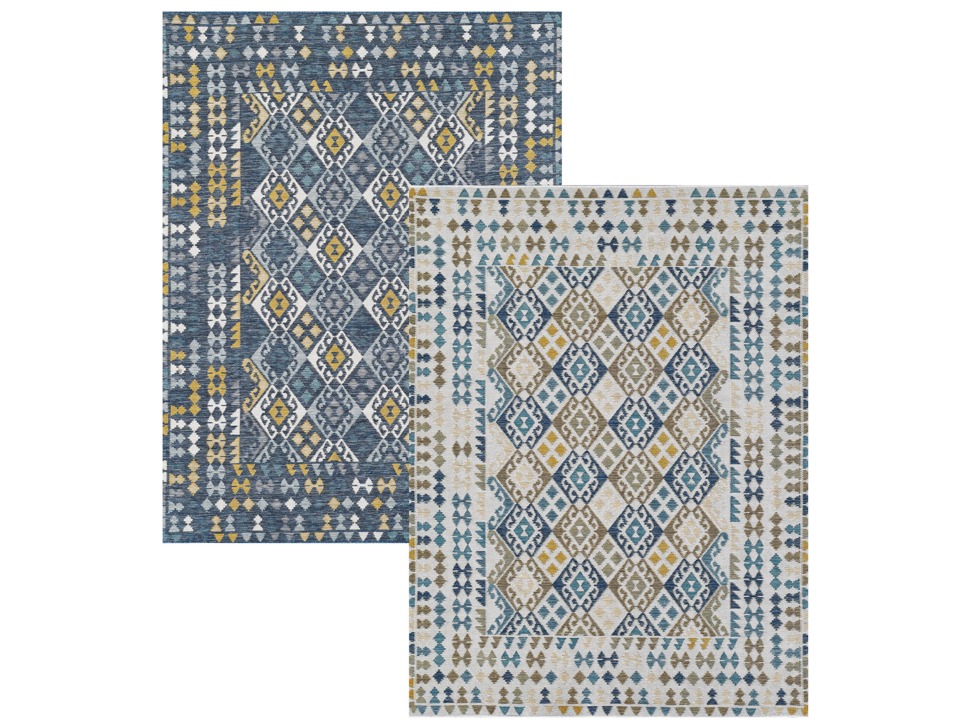 KAS Dahlia Bordered Area Rug