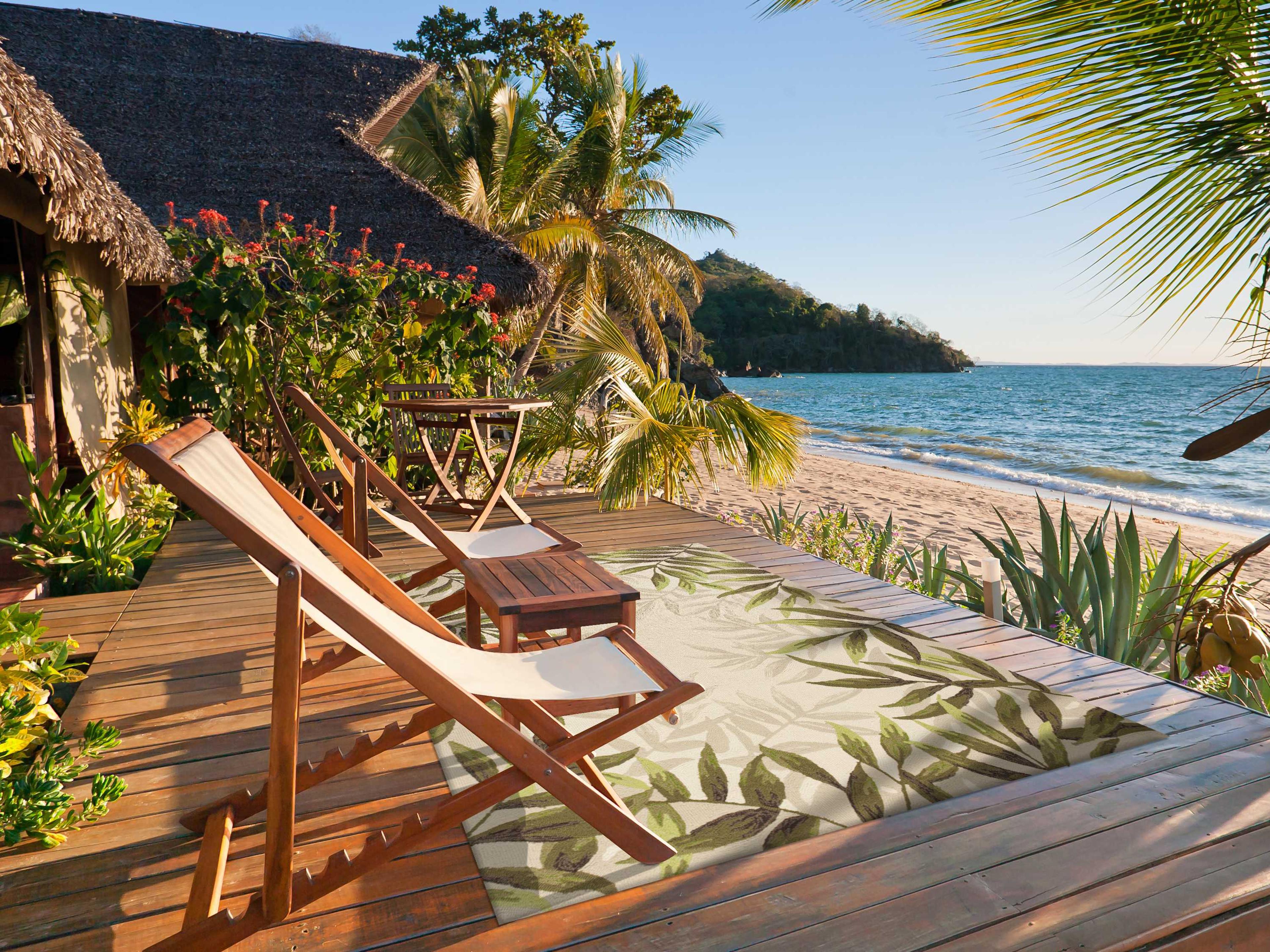 KAS Harbor Floral Area Rug