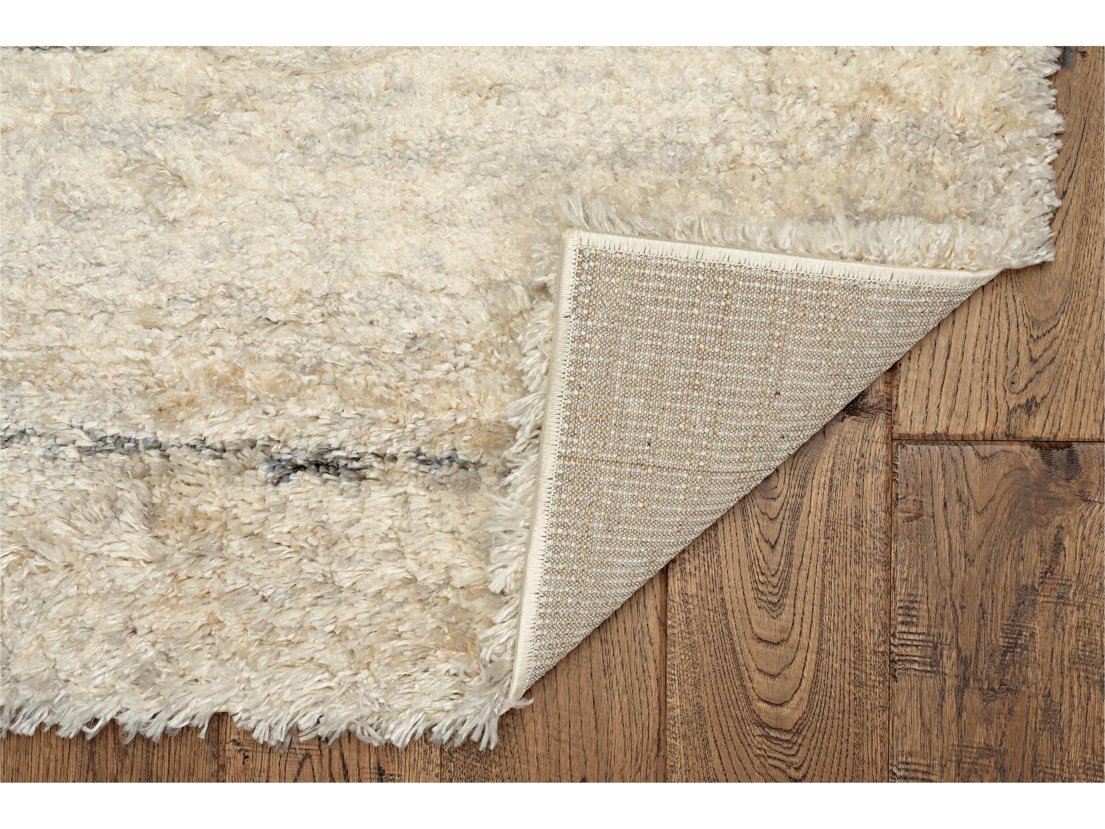 KAS Merino Shag Abstract Area Rug