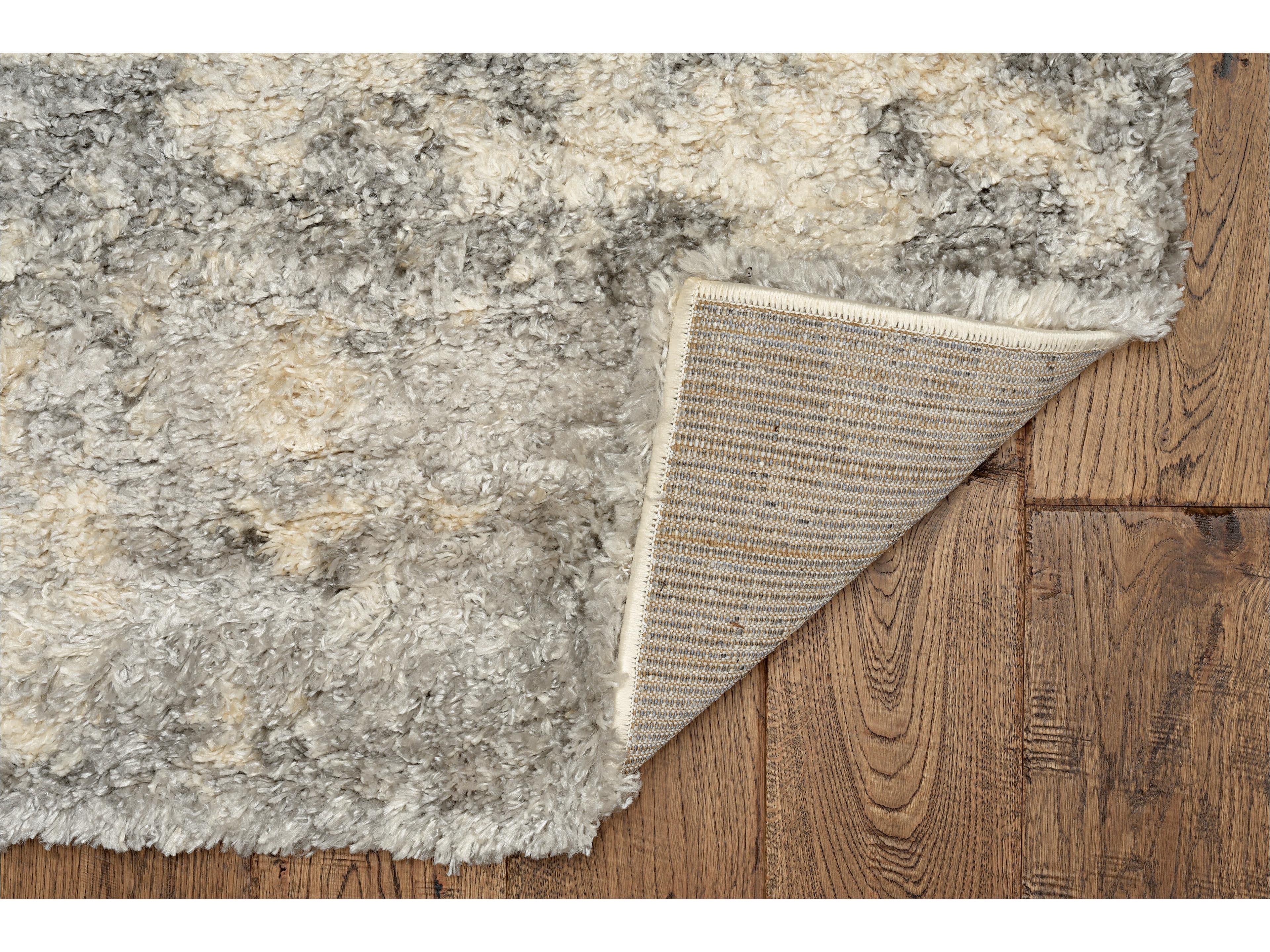 KAS Merino Shag Abstract Area Rug