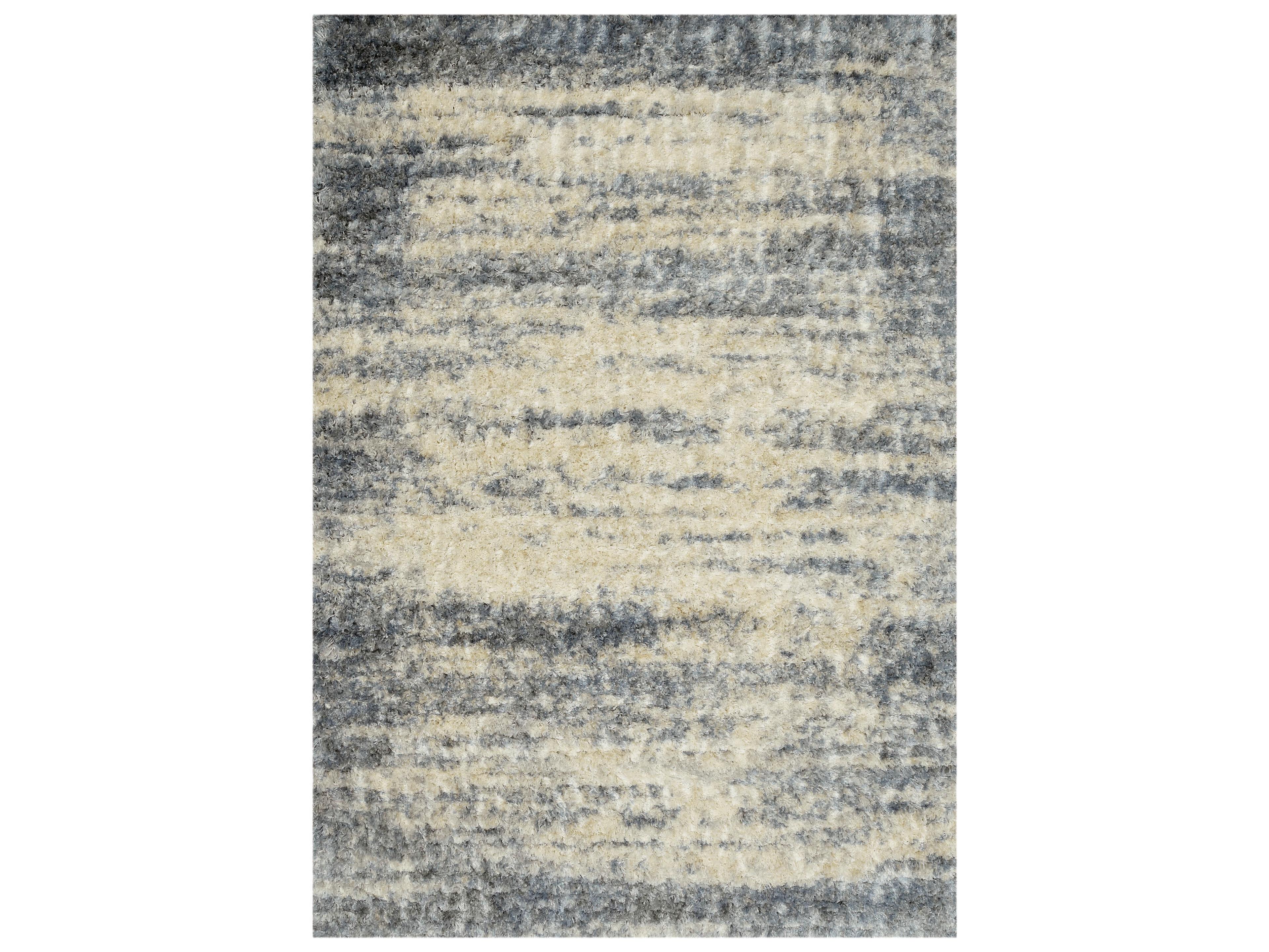Merino Shag Abstract Area Rug