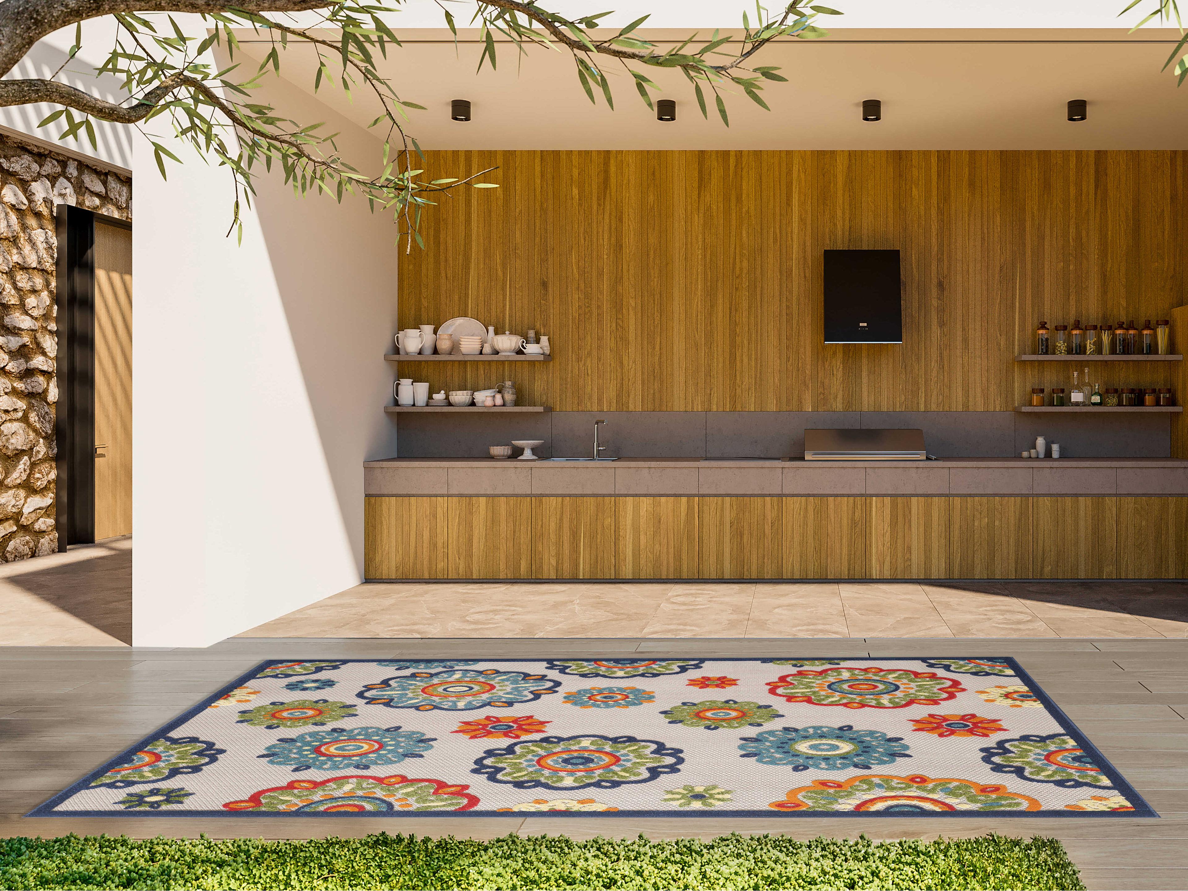 KAS Calla Floral Area Rug