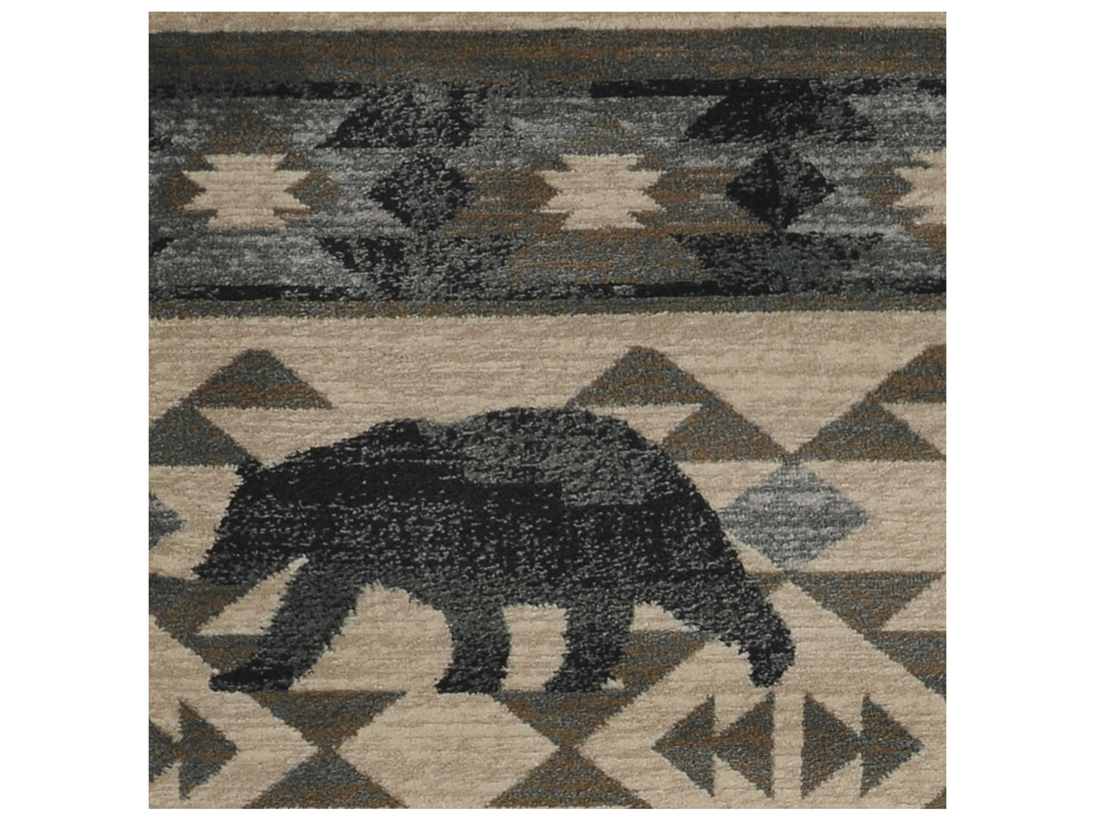 KAS Chester Animal Print Runner Area Rug