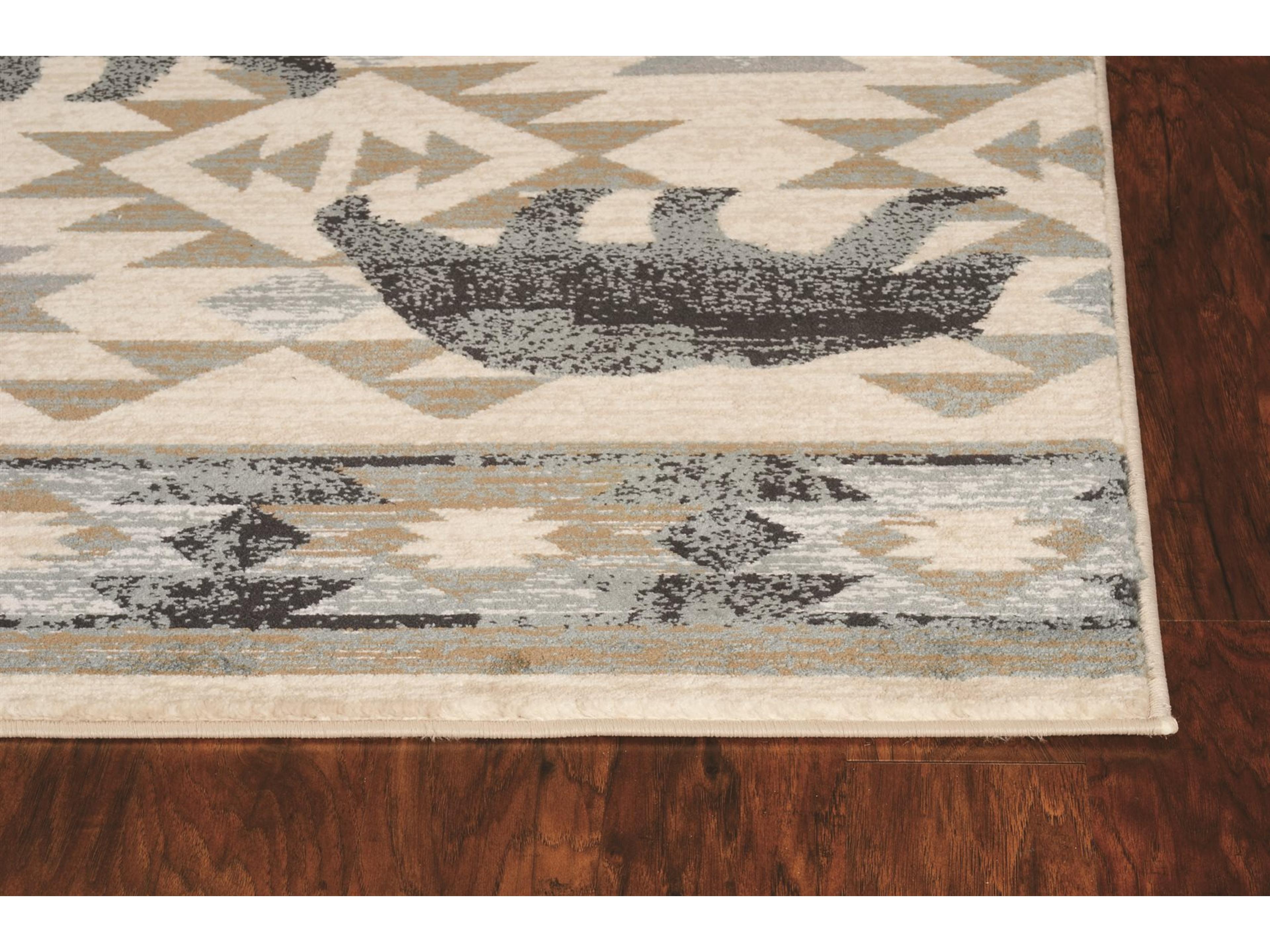 KAS Chester Animal Print Runner Area Rug