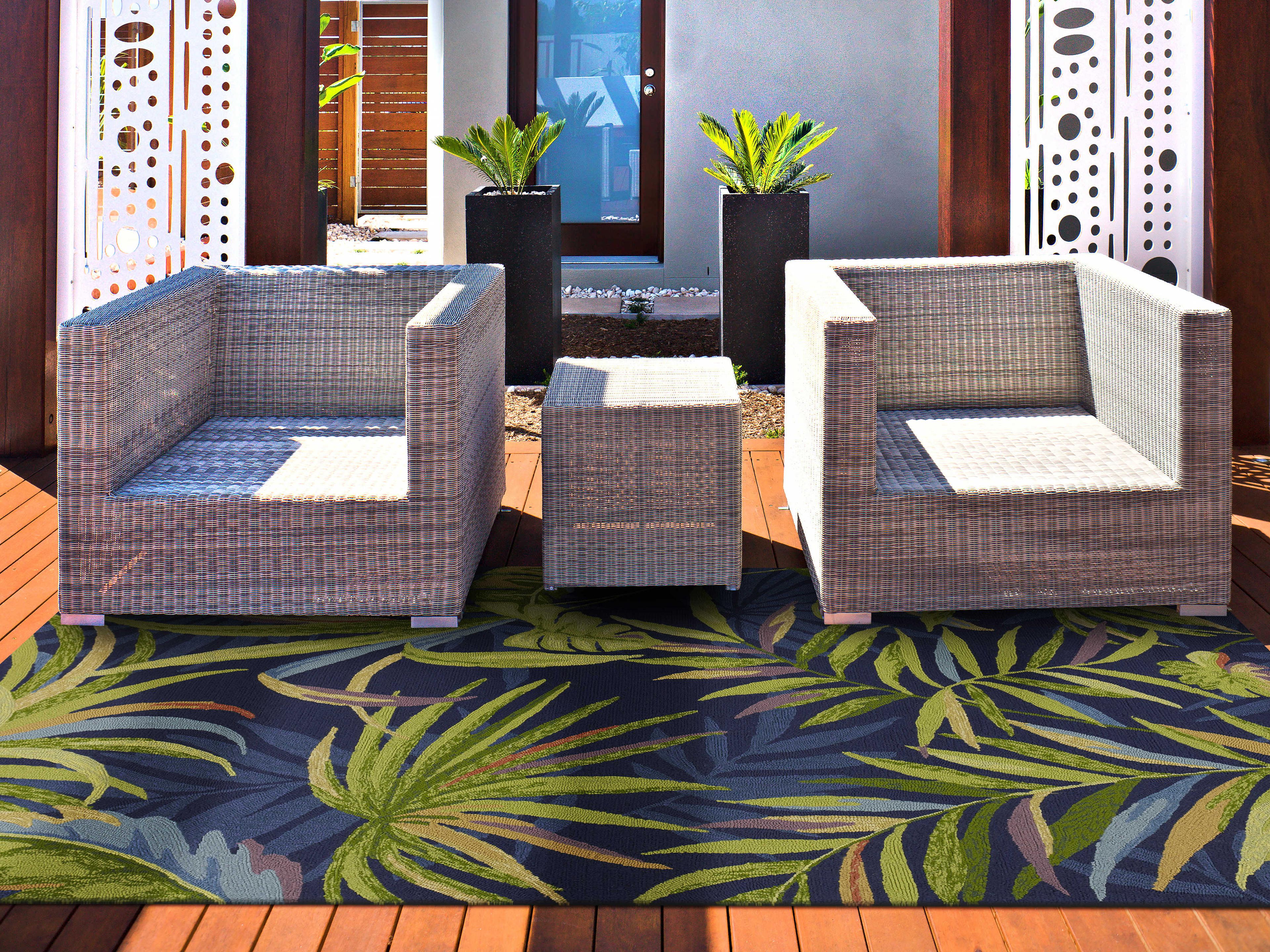 KAS Harbor Floral Area Rug