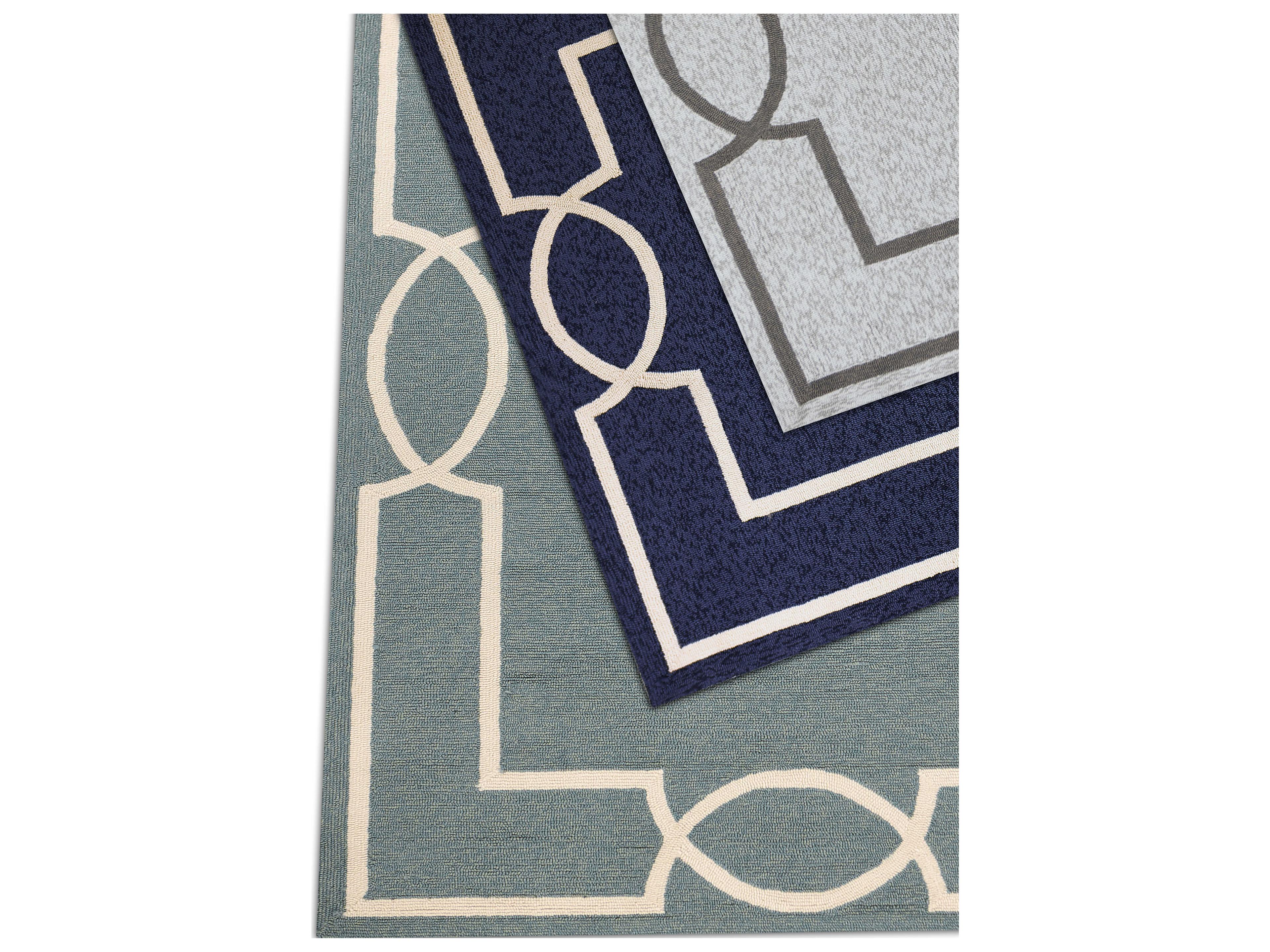 KAS Libby Langdon Hamptons Bordered Area Rug
