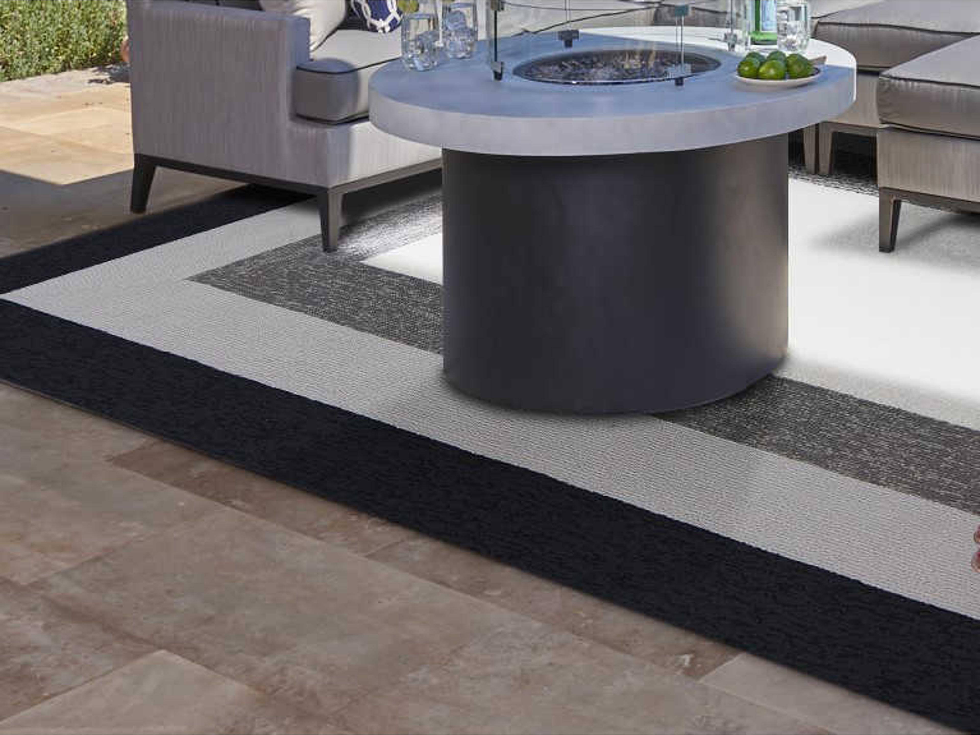 KAS Libby Langdon Hamptons Bordered Area Rug