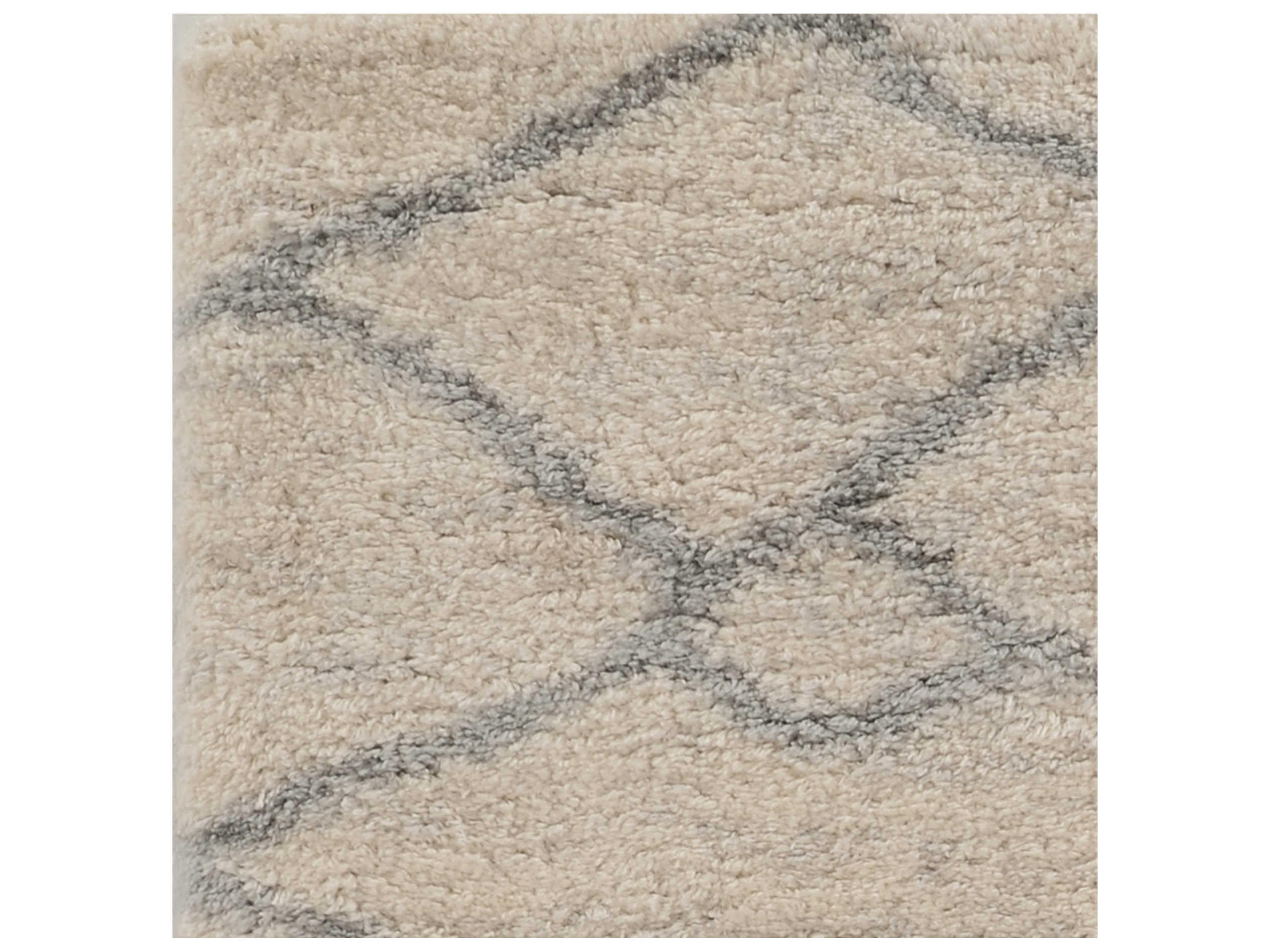 KAS Merino Shag Geometric Area Rug