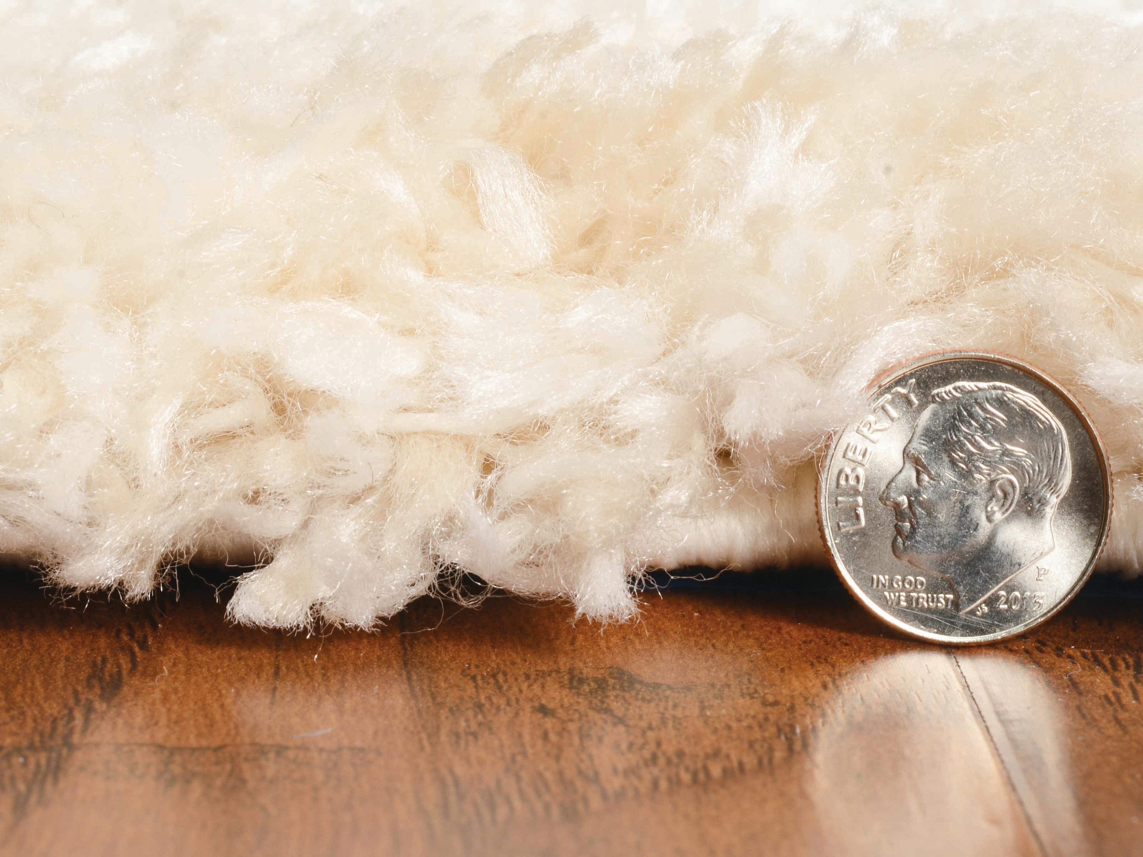 KAS Merino Shag Geometric Area Rug