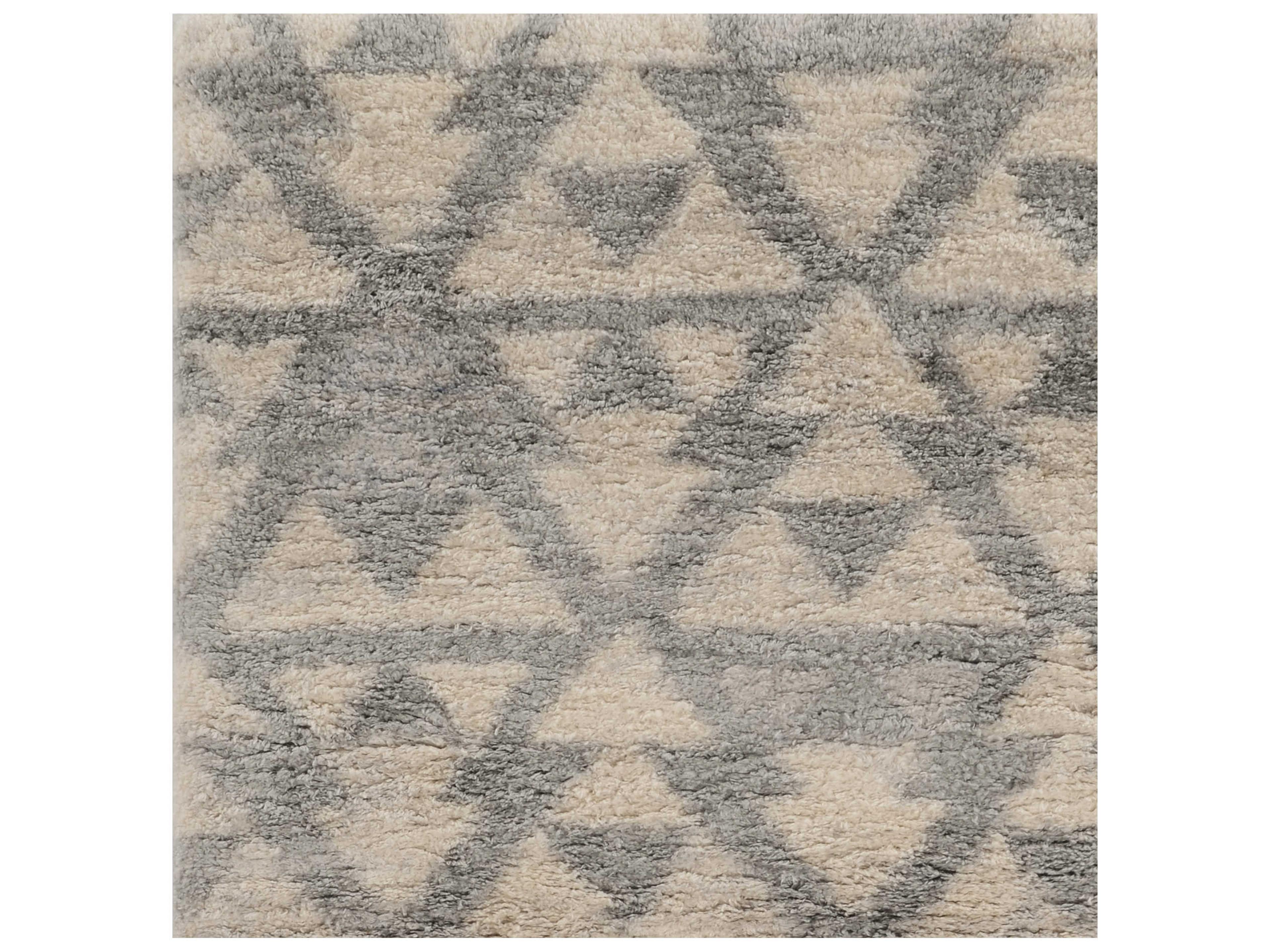 KAS Merino Shag Geometric Area Rug
